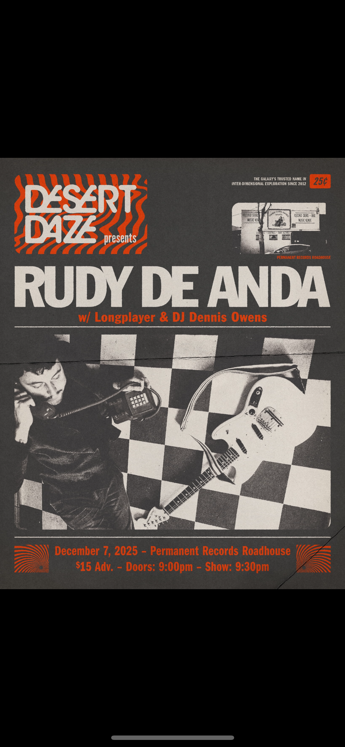Desert Daze Presents: Rudy De Anda w/ Longplayer & DJ Dennis Owens