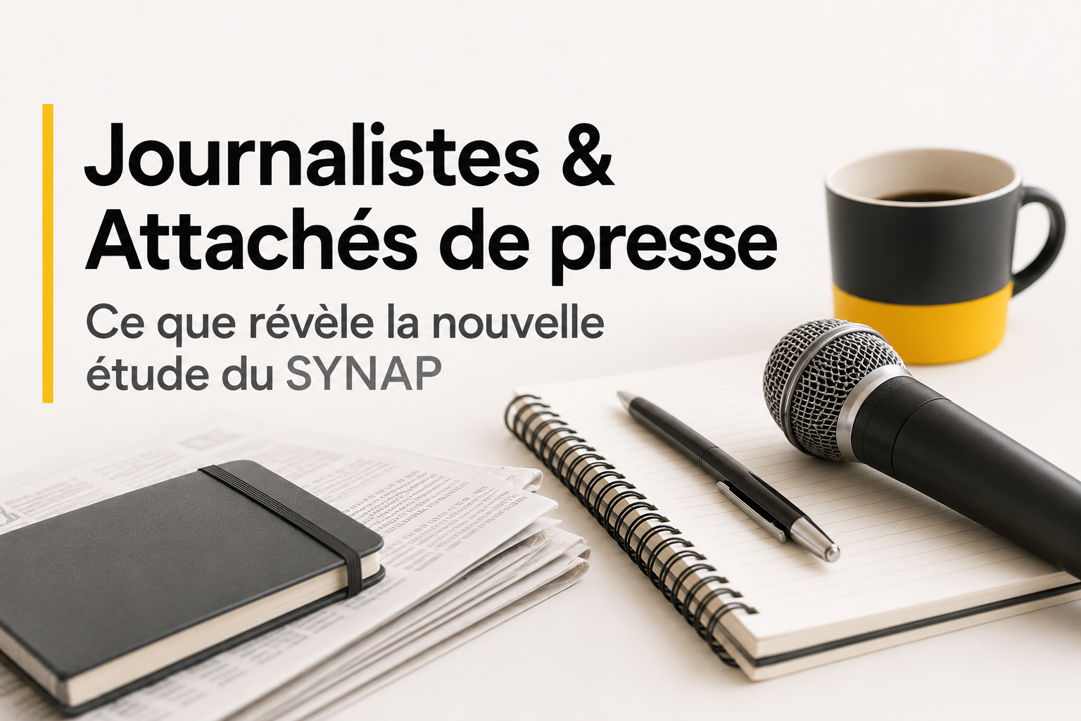 Journalistes et attachés de presse : ce que révèle la nouvelle étude du SYNAP