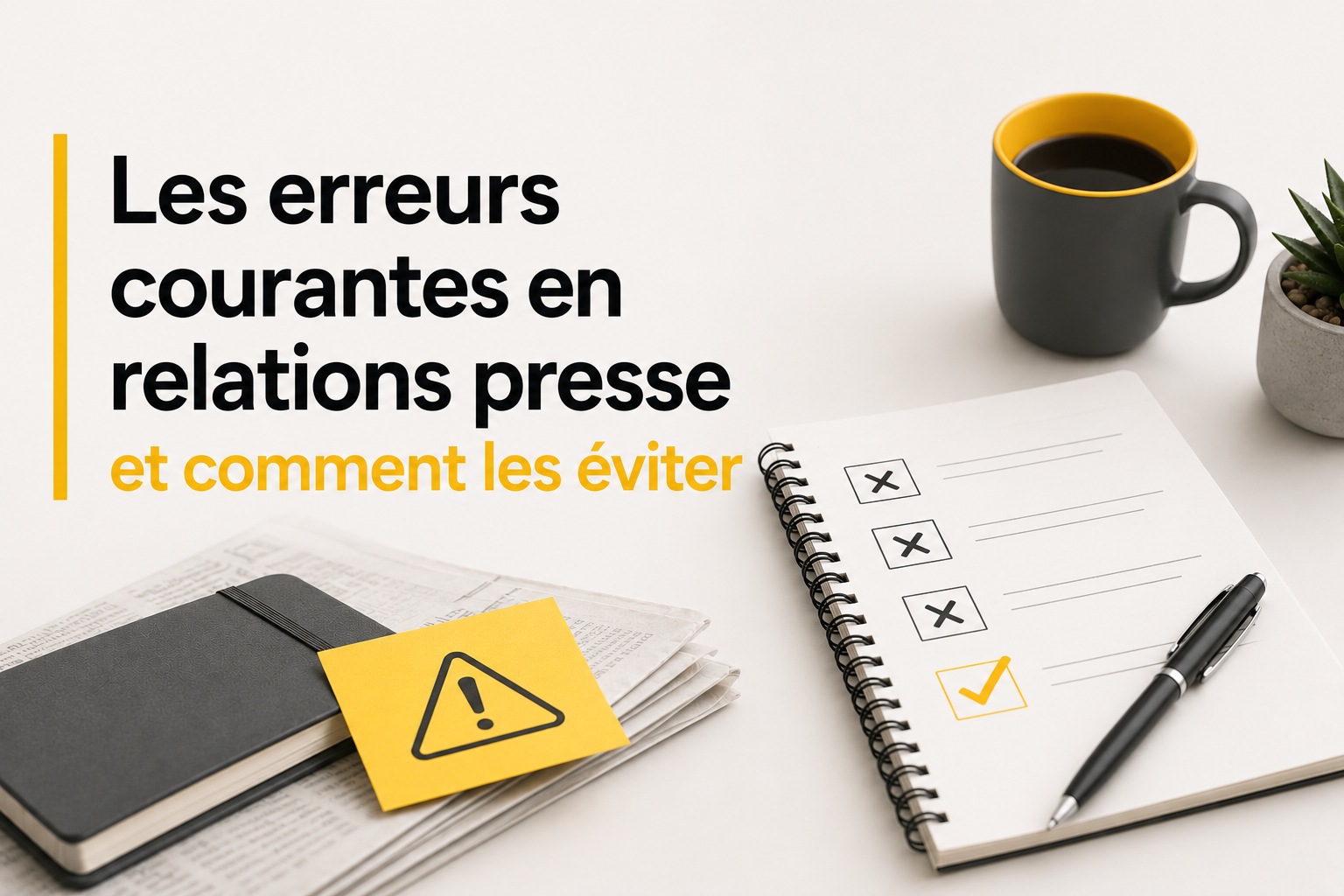 Les erreurs courantes en relations presse (et comment les éviter)