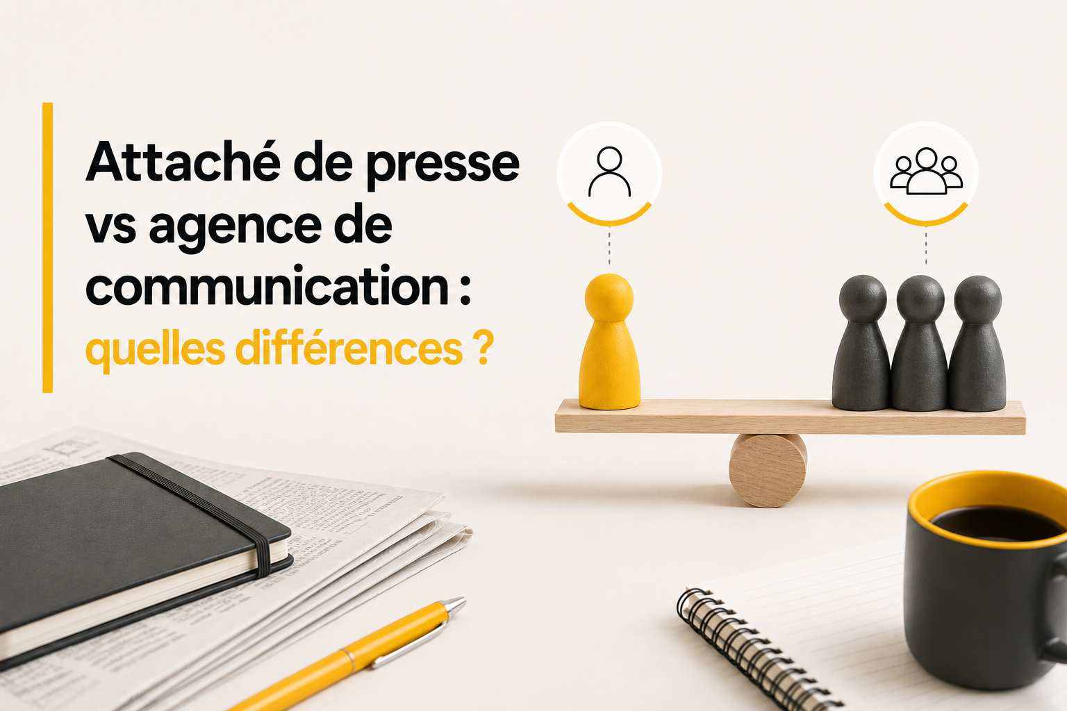 Attaché.e de presse vs agence de communication : quelles différences ?