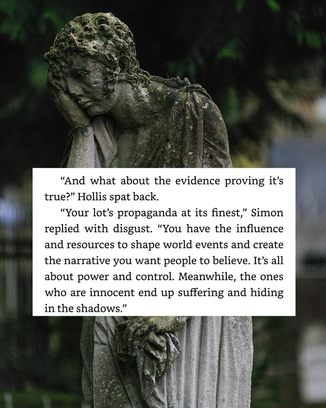 Hits a little different these days. 

#thegravebornseries #indieauthorcommmunity #abolishice