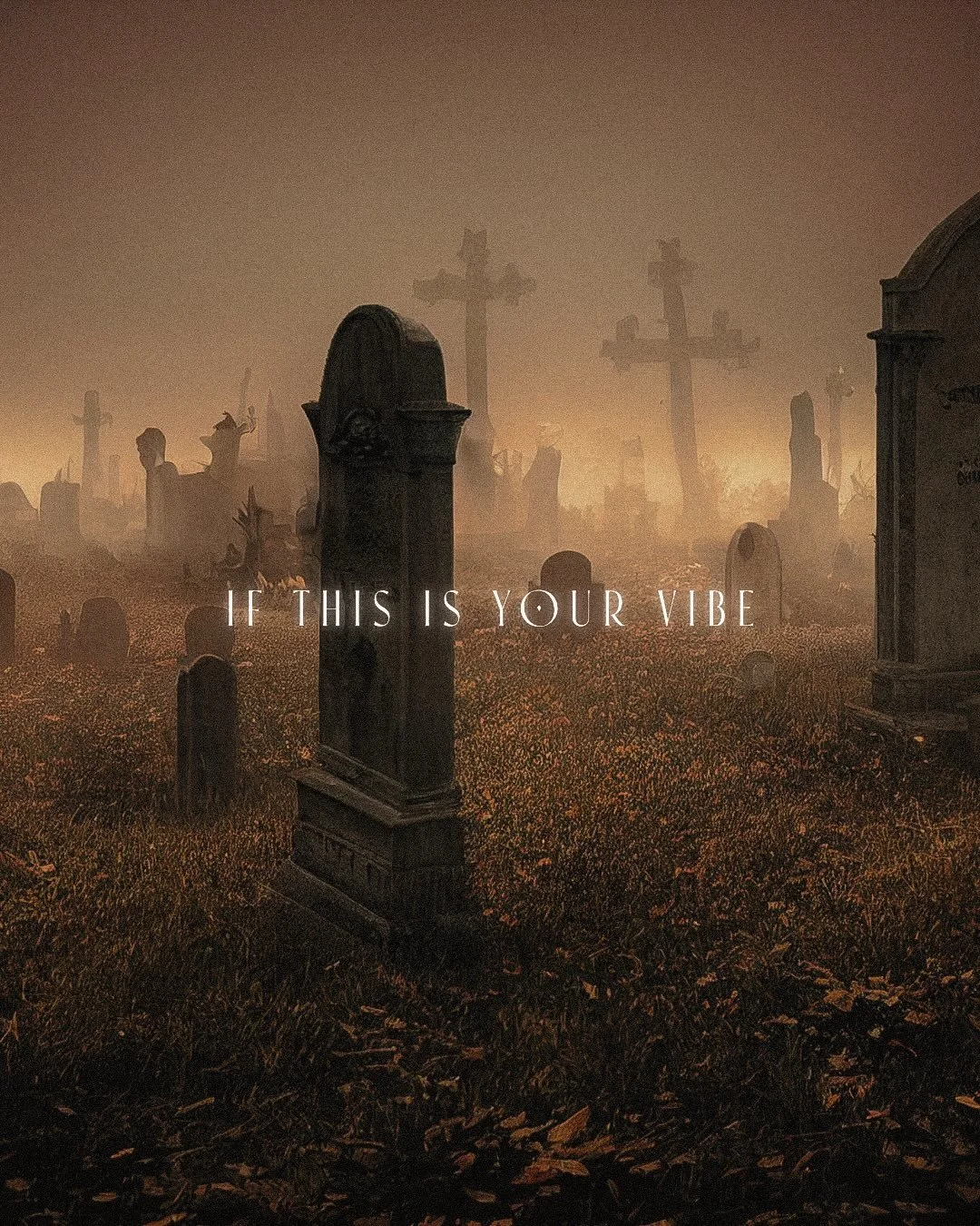 IF THIS IS YOUR VIBE// 

graveyards, lattes on a chilly autumn day, fuzzy blankets, buffy, looking at pictures of bones, sam &amp; dean winchester, spells whispered at midnight, old books, abandoned buildings, slow burn romance&hellip; then I have ju