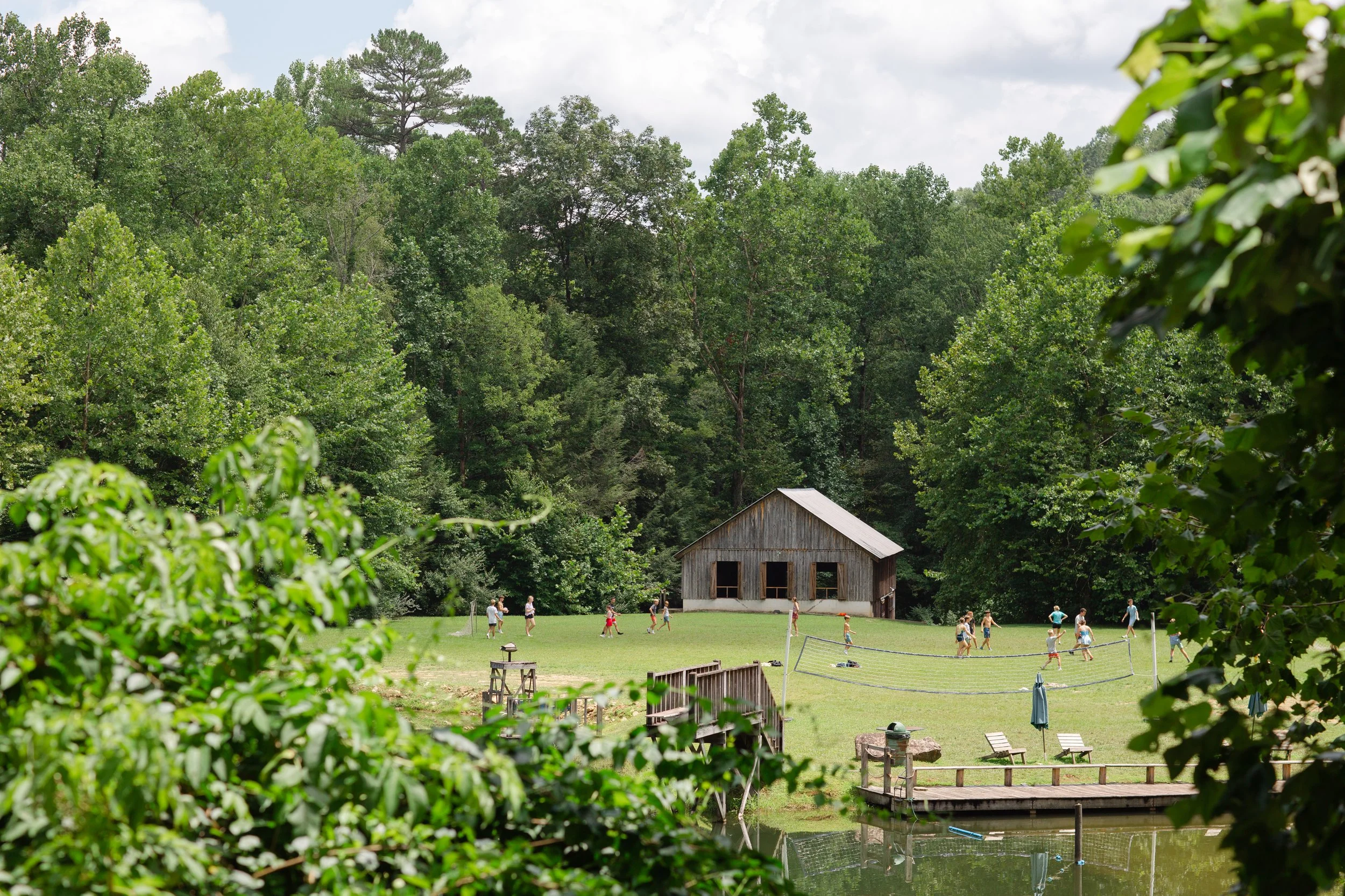 Field and event barn.