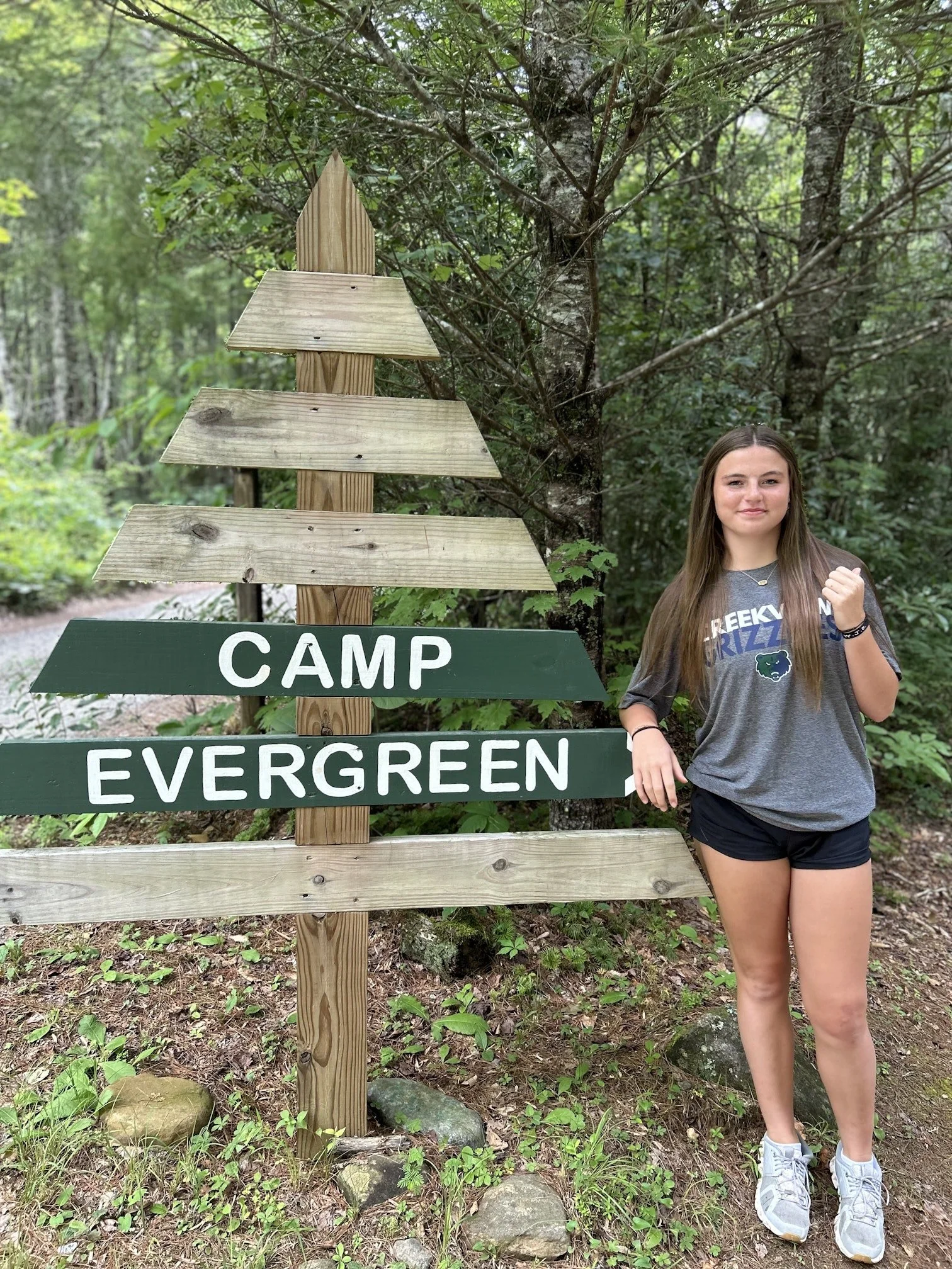 christian summer camp counselor smiling on north georgia lake