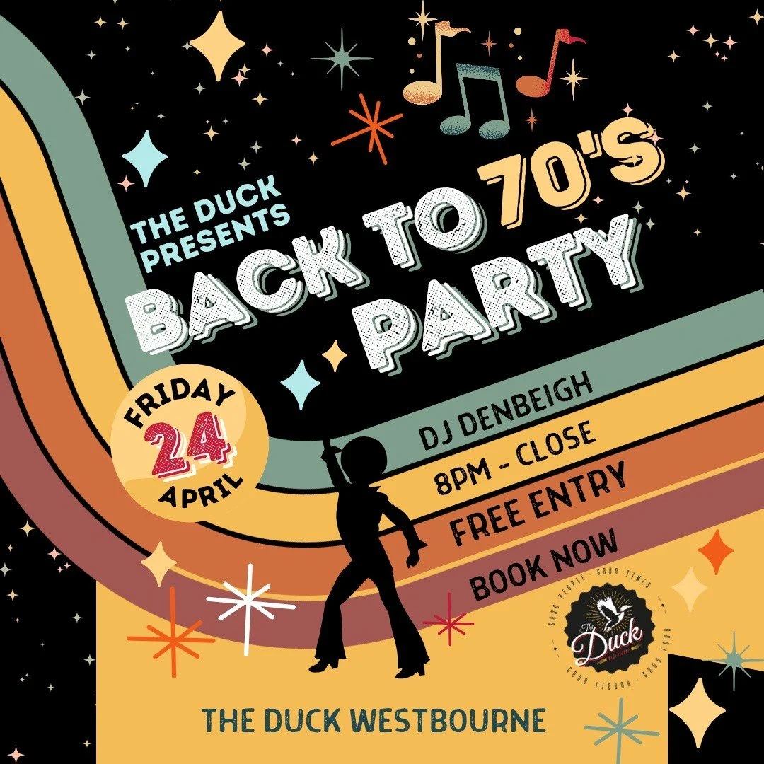Step back in time for a night of pure nostalgia at our 70s night!

Expect all the biggest disco anthems, classic throwbacks, and feel-good tunes to keep you dancing all night long. 

 #DiscoVibes #Throwback #WeekendPlans
