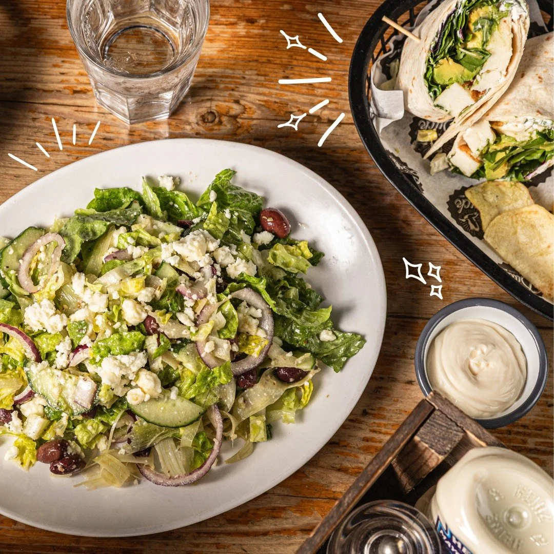 Got any lunch plans?

Get a wrap, quesadilla or salad + fires &amp; a soft drink for &pound;12.99.

Available 12pm - 3pm, Monday to Thursday. Don't miss it 👀