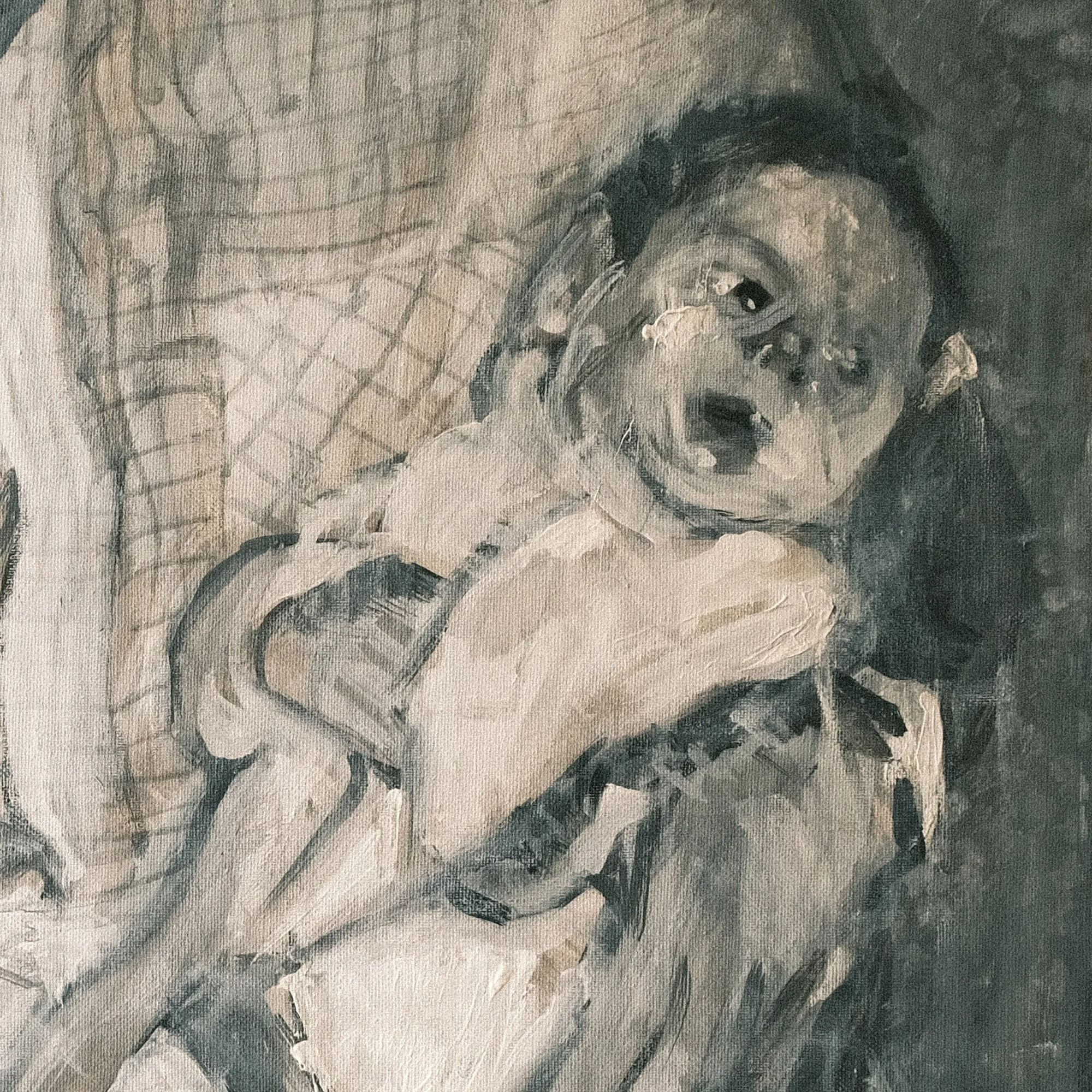 David with Baby — Matt Pearce Studio | Hampshire Based Portrait Artist
