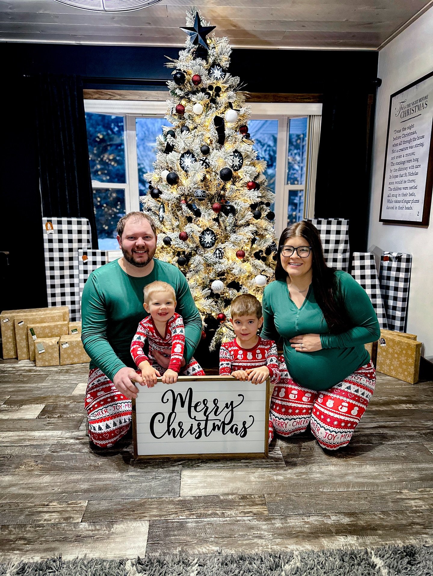 From our family to yours, we wish you a Merry Christmas 🎄❤️

Ridge decided to kick off our Christmas morning at 2:30am, so you can catch the Ament Family taking a nice fat nap today 🤪 Our poor little dude has been sick the last couple days, so our 