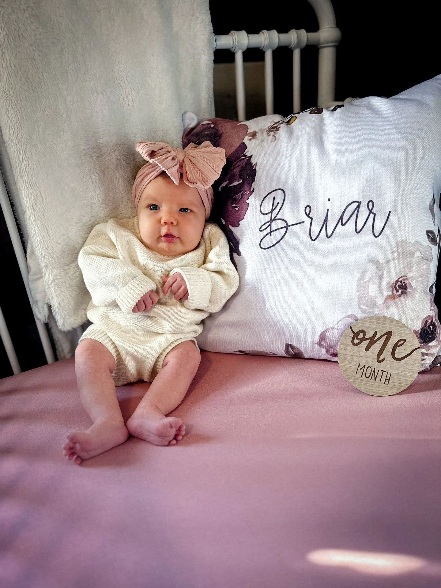 While I can hardly believe it&rsquo;s already been one whole month since we welcomed this sweet girl earth side, it also feels like we&rsquo;ve known her for a lifetime 🥹 The world is most definitely a better place since you came along, Briar Ann 💖