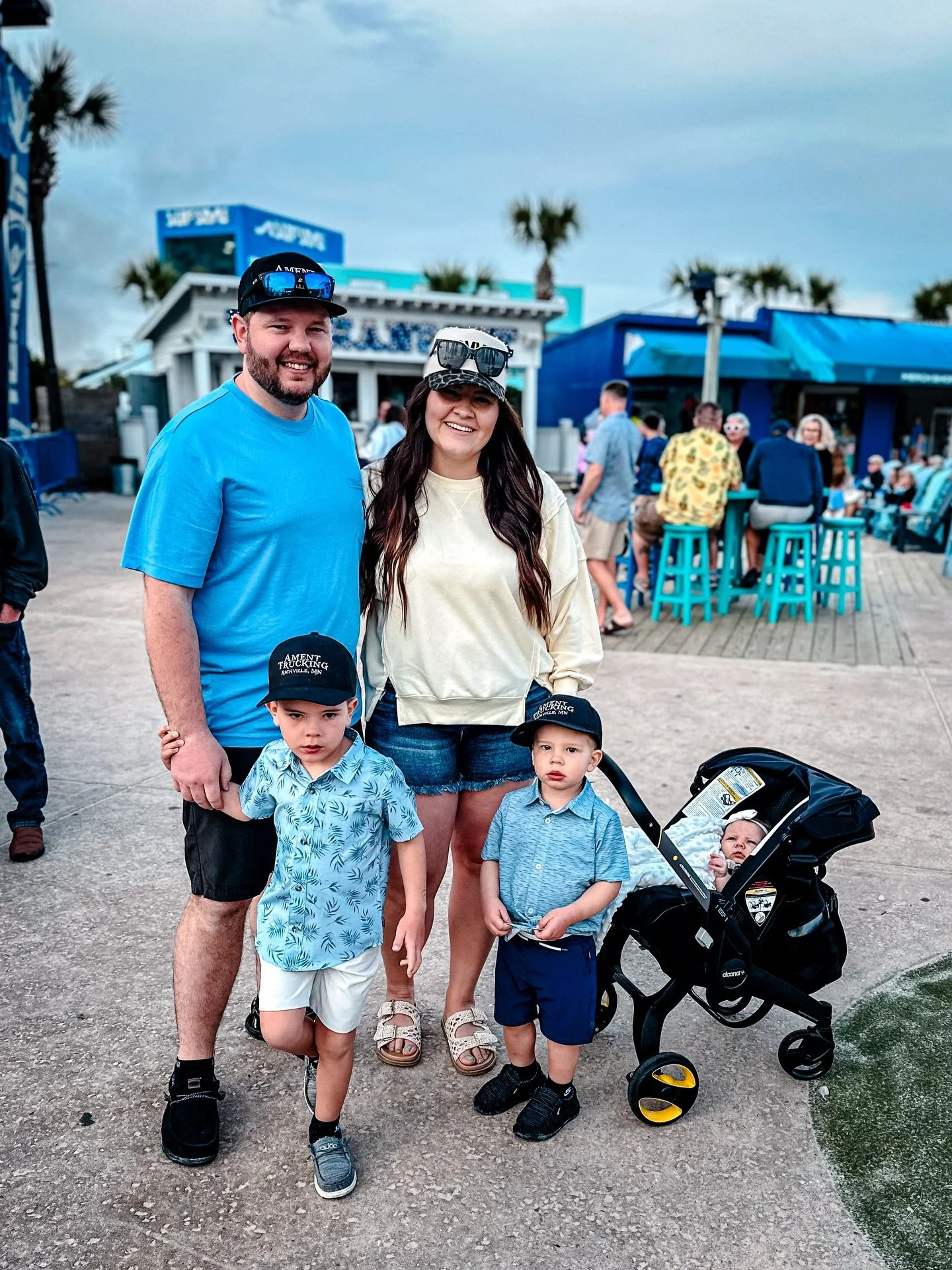 First trip as a family of 5 ✈️ 

Lots of memories being made celebrating Grandma Mindy&rsquo;s 50th birthday on the gulf shores ☀️❤️