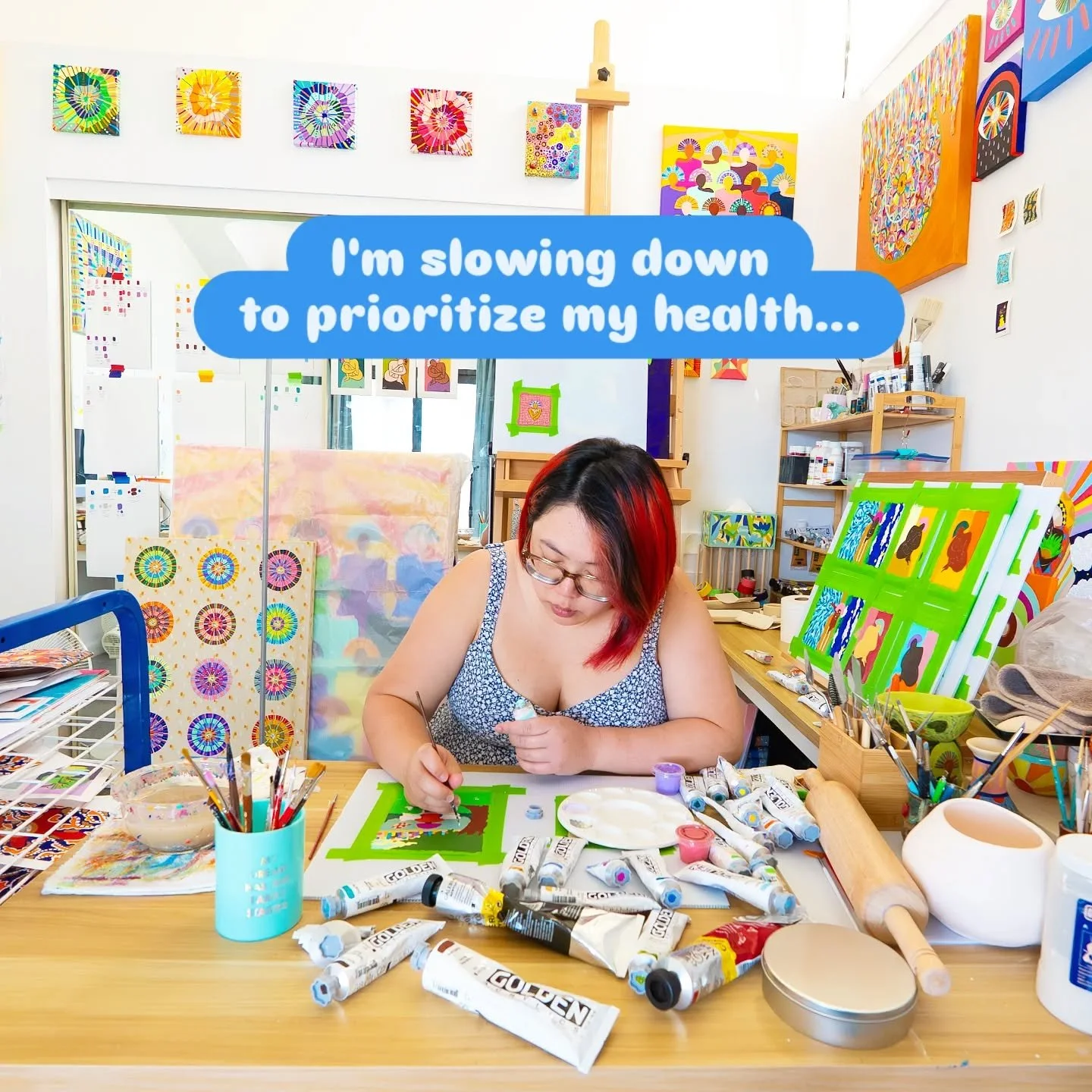 Cheers to a life where our souls are nurtured by the human-to-human connection, and all is moved by decency and love🌻

🟧🟧🟧

#artiststudio #artstudio #artist #artgram
#ceramics #writer #writingcommunity #poet #art #healing #lifejourney #newbeginni