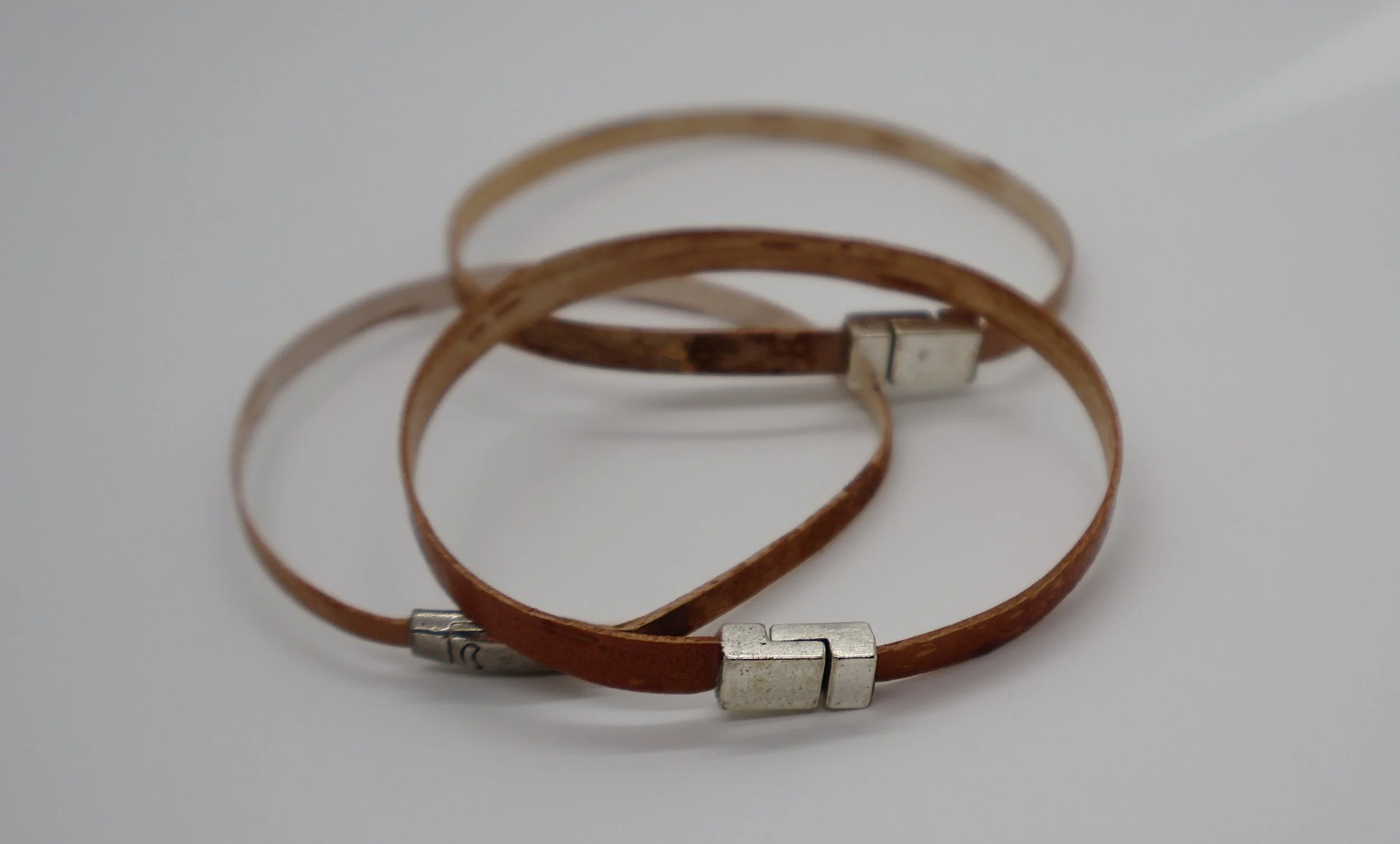 Birch bark bracelets