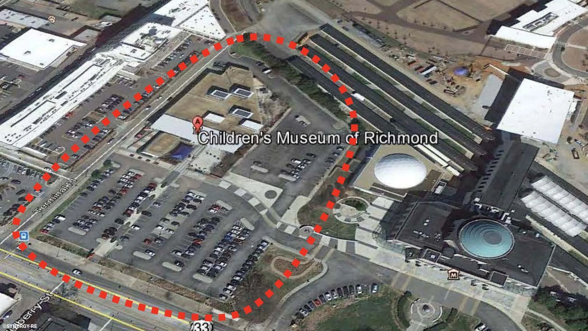 Children's Museum of Richmond Aerial