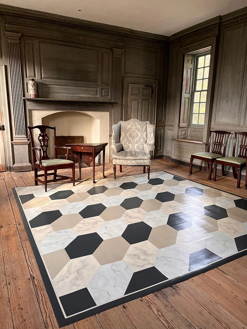 Private floorcloth commission
