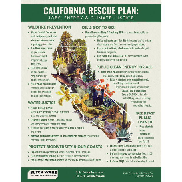 Climate Rescue Plan Flyer