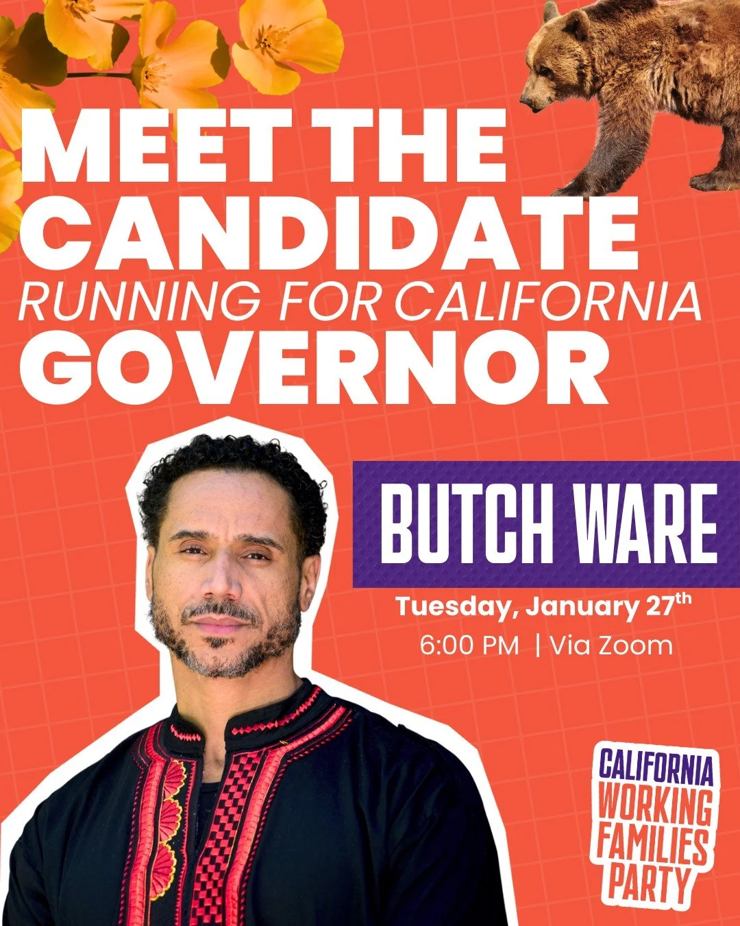 CA Working Families Party interviews Butch Ware