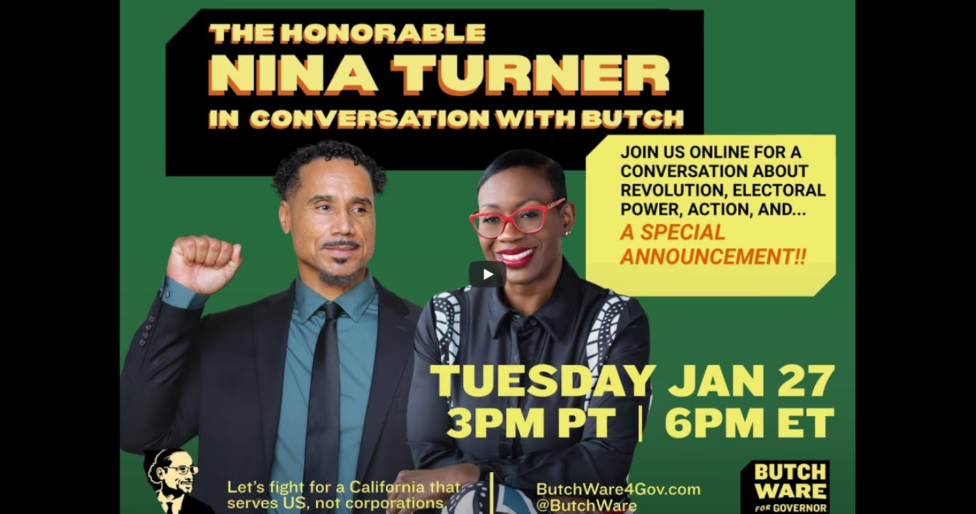 The Honorable Nina Turner in Conversation with Butch Ware