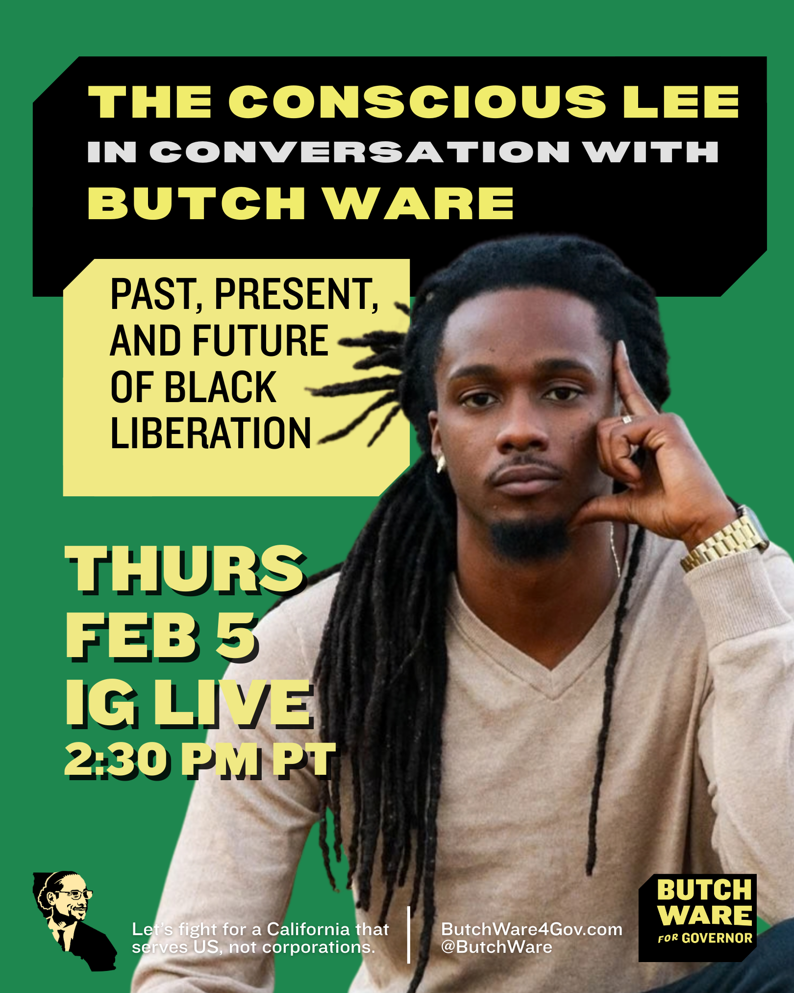 THE CONSCIOUS LEE IN CONVERSATION WITH BUTCH WARE