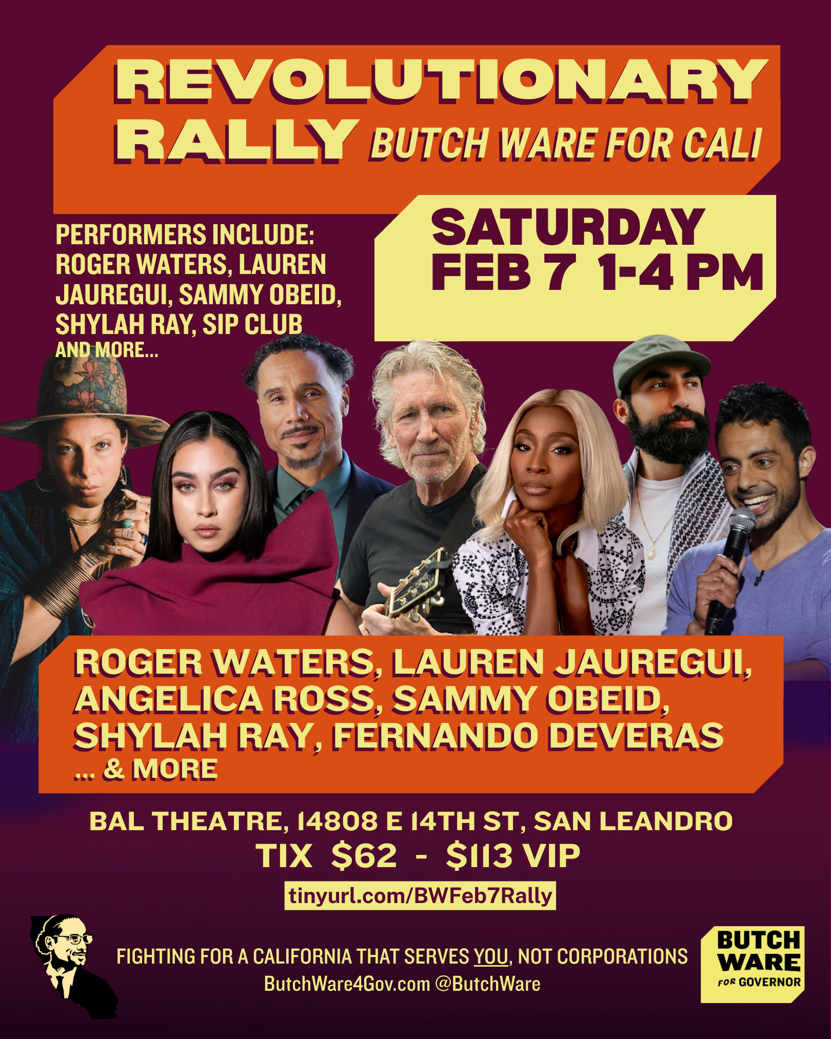 REVOLUTIONARY RALLY - BUTCH WARE FOR CALI