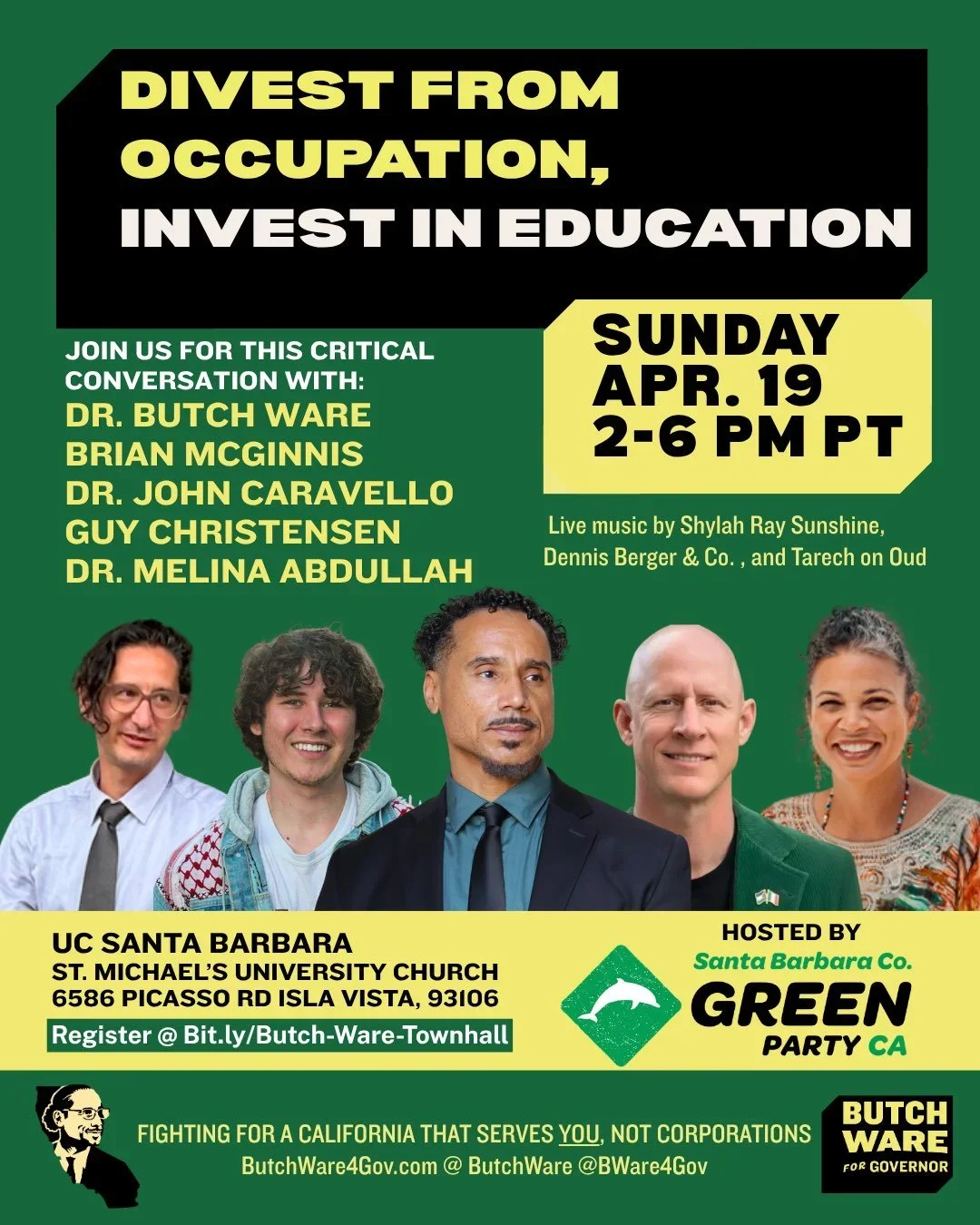 DIVEST FROM OCCUPATION, INVEST IN EDUCATION