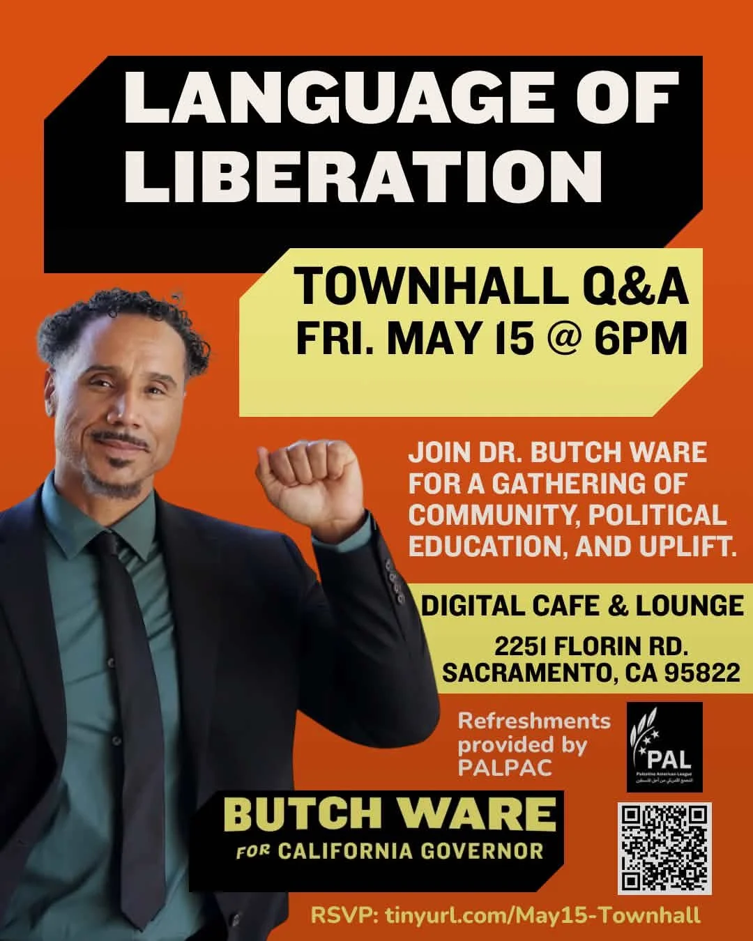 Sacramento Town Hall, May 15