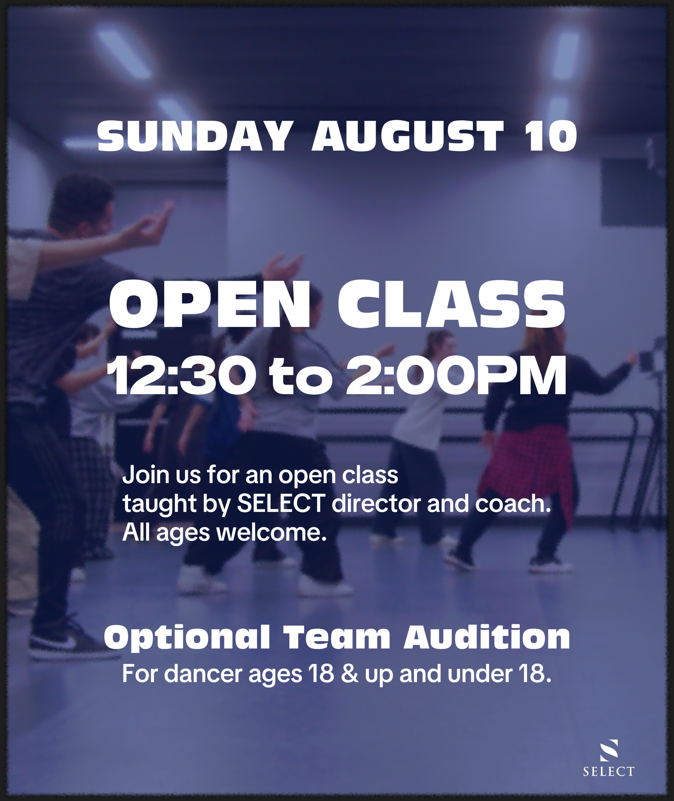 OPEN CLASS by SELECT