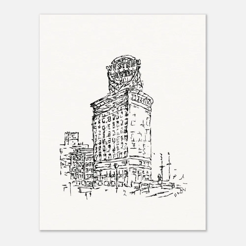 The Western Auto Sign