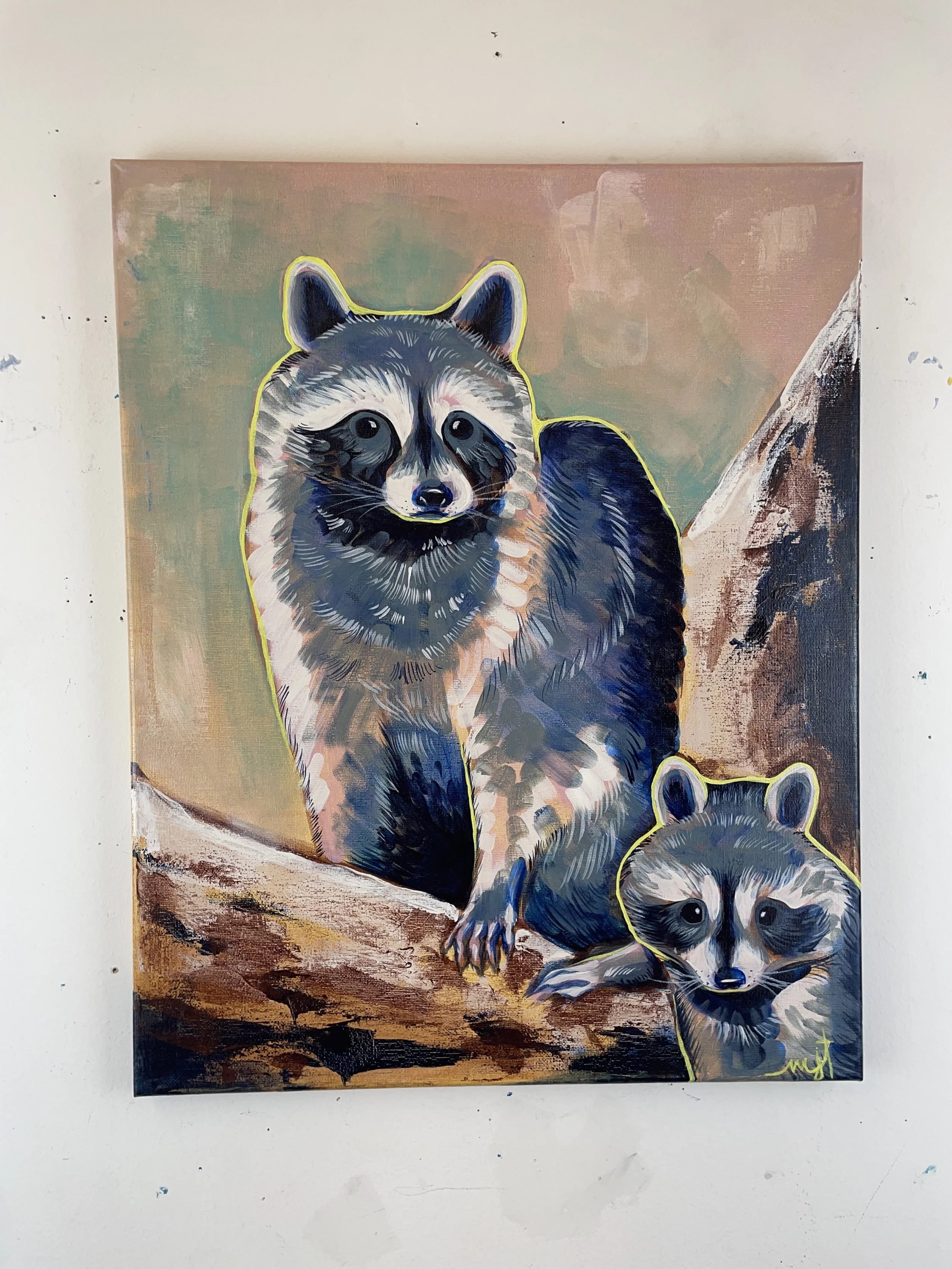 Two and a Half Raccoons