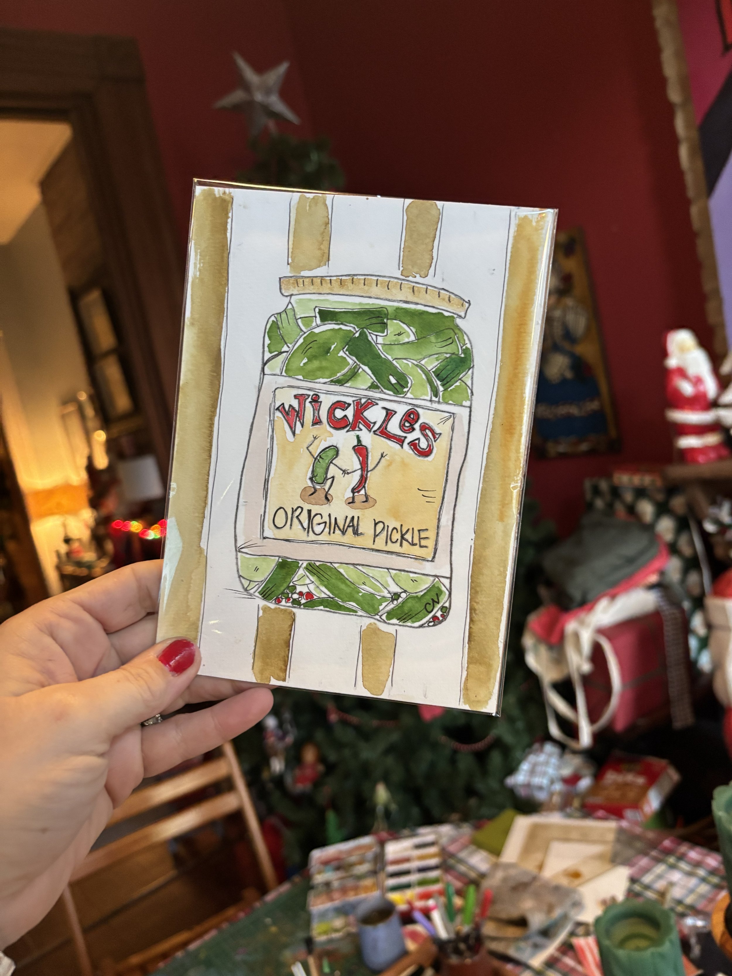Wickles Original Watercolor