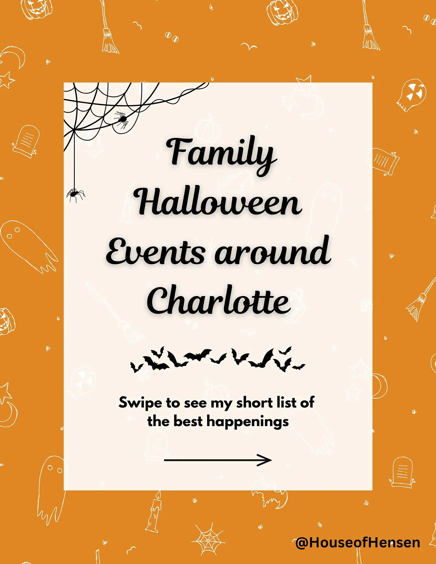 🎃Charlotte is packed with lots of Halloween fun and I’ve narrowed it down to a short list of some of the best options. ➡️ Swipe through to see some of the best local Halloween events for families. 
Have a favorite event that’s not liste