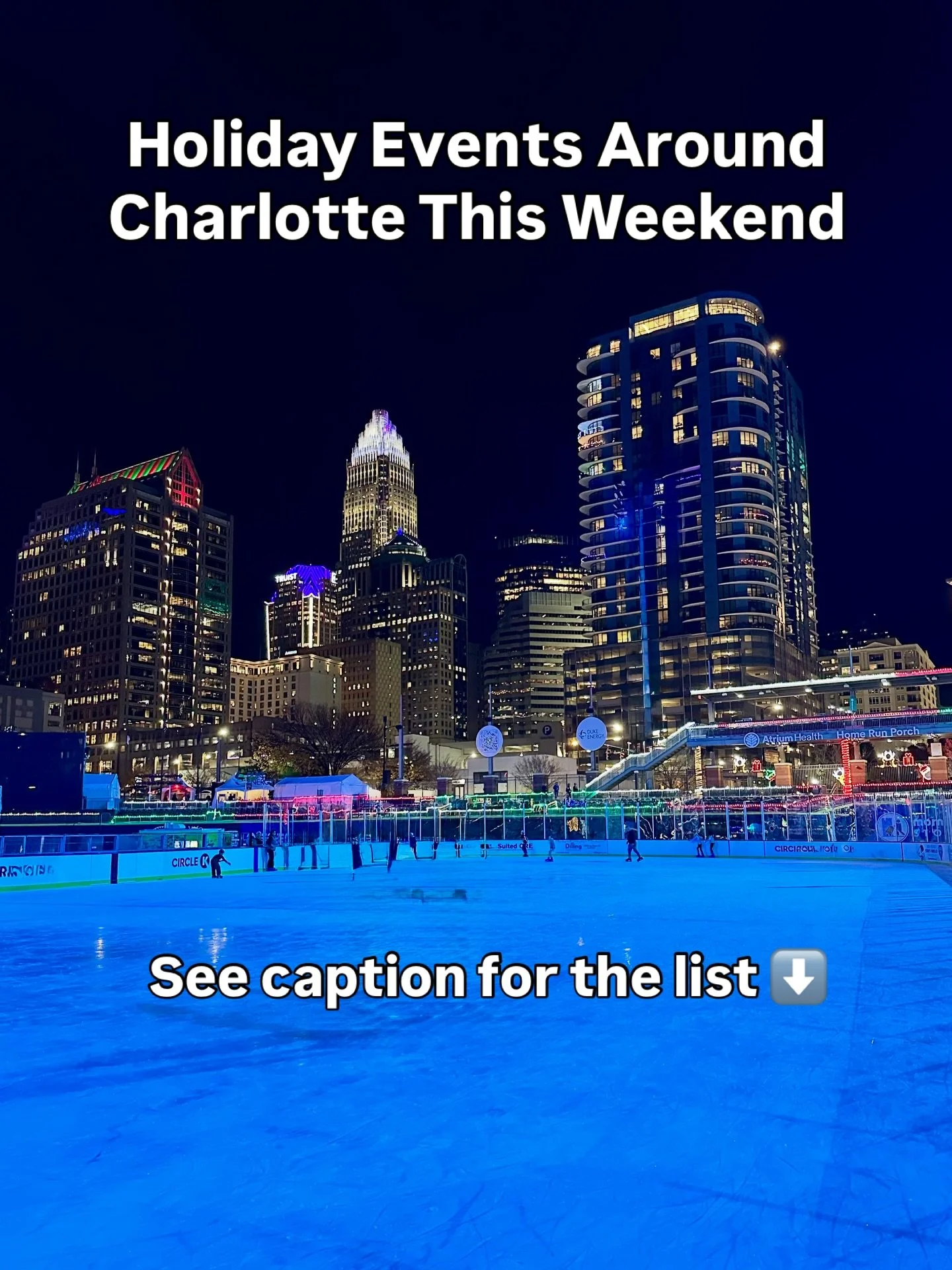 🎄Holiday events around Charlotte this weekend:

There is a TON of stuff going on around Charlotte this weekend so I&rsquo;ve rounded up a short list of some of the best options!

⭐️Special/One Time Events:

📆 Friday, December 5th

▪️Jingle Bowl 5-8