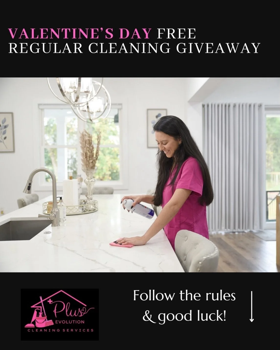❤️ Valentine&rsquo;s Day FREE CLEANING GIVEAWAY! ❤️

Love is in the air... and so is the chance to win a FREE professional cleaning from @plusevolutioncleaningservices , the cleaners we&rsquo;ve used and loved for years! 💖🏡

Treat yourself or someo