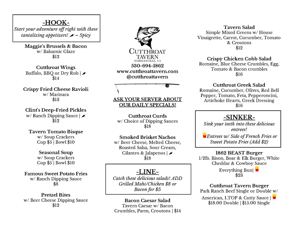 Eat — Cutthroat Tavern
