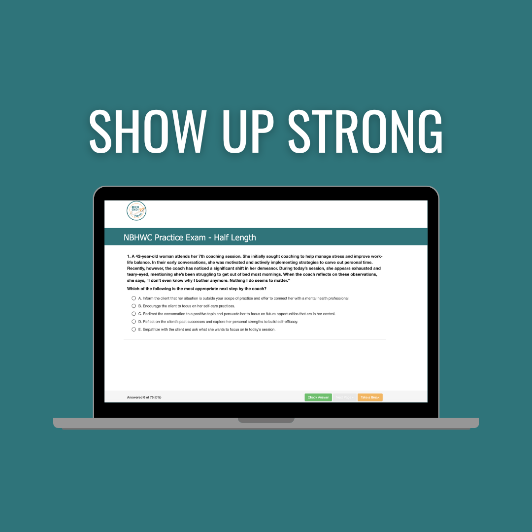 NBHWC Practice Exam - Half Length (75 questions)