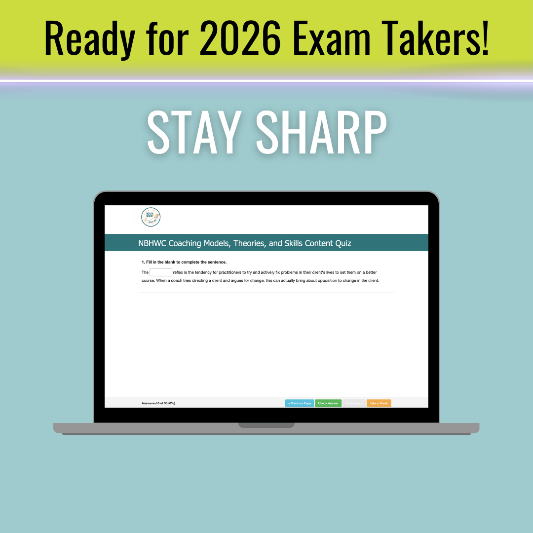 NBHWC Coaching Models, Theories, and Skills Content Quiz