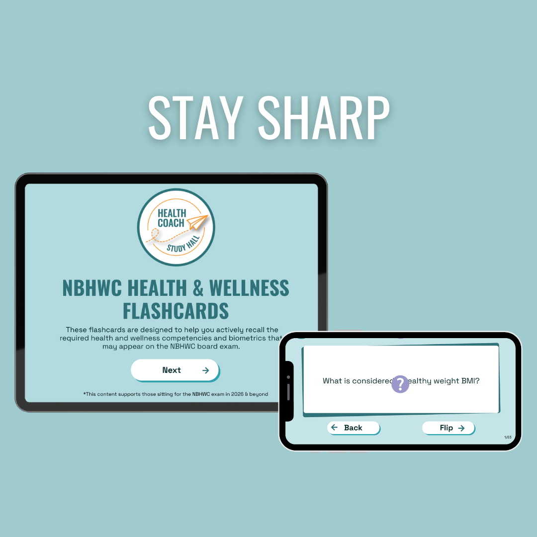 NBHWC Health & Wellness Flashcards
