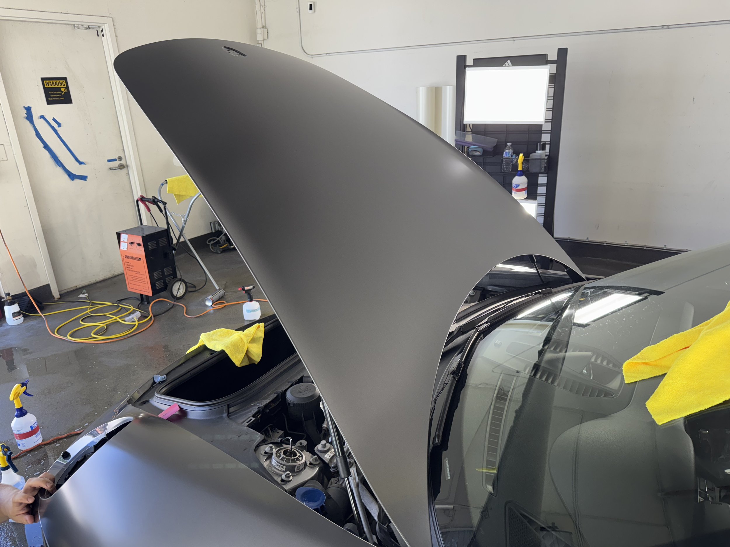 Porsche GTS Matte Hood Side View.jpg