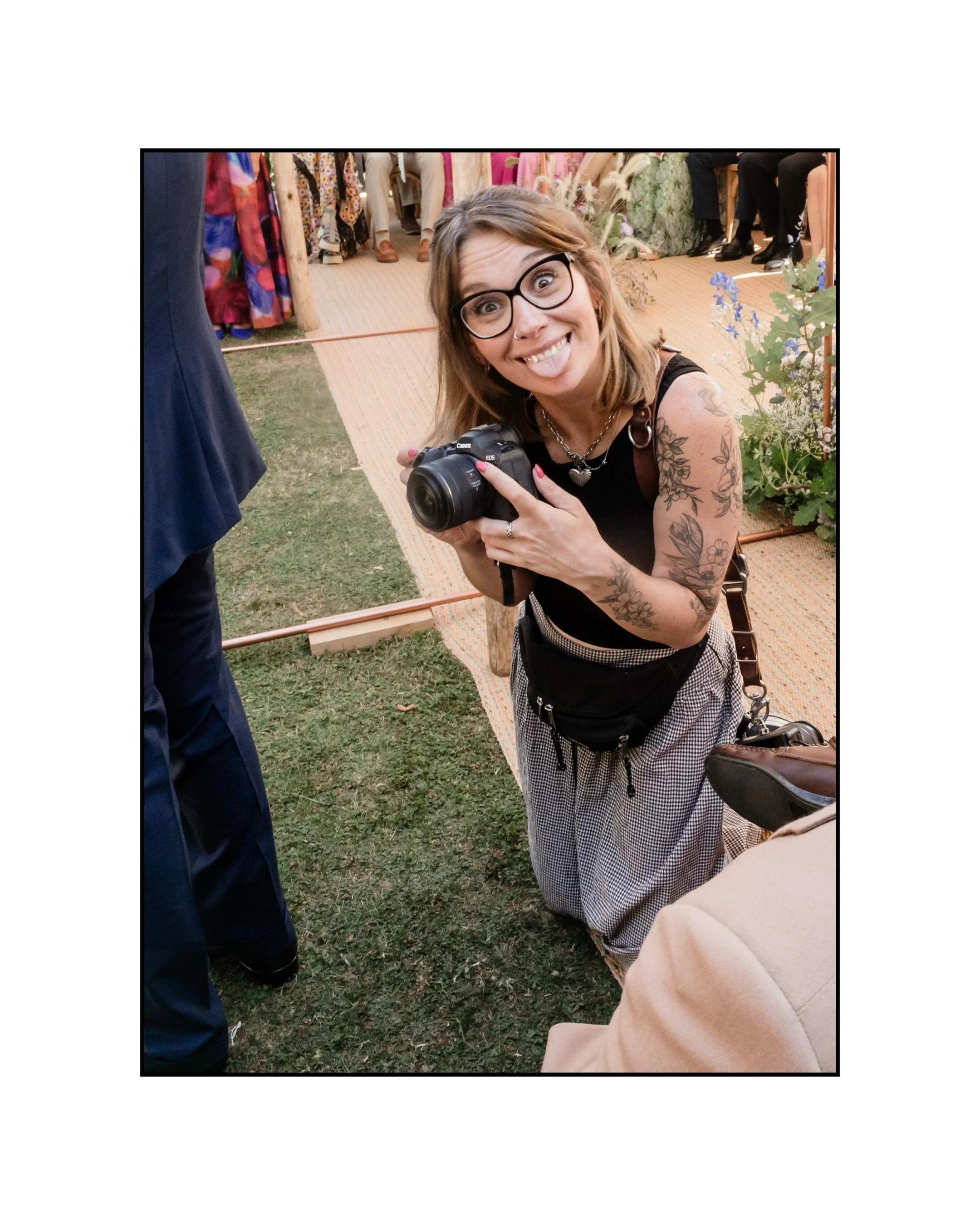 Apparently I&rsquo;m supposed to post more about myself.

So&hellip; hi, I&rsquo;m Lucie.

Always got my bloody tongue out.
Never take myself too seriously.

I&rsquo;m a wedding photographer.
I have an unhealthy obsession with Harry Styles.
The Eras 