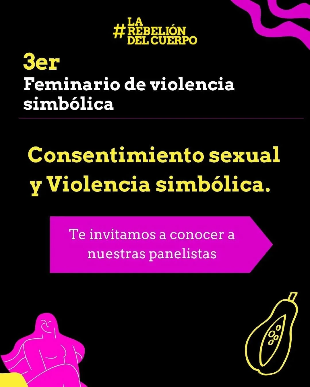 🚨 A T E N C I &Oacute; N 🚨

&iexcl;Ya tenemos confirmados a nuestr@s panelista!

En esta tercera versi&oacute;n, conversaremos junto a invitad@s que desde sus trayectorias y territorios aportan miradas cr&iacute;ticas y potentes sobre las violencia