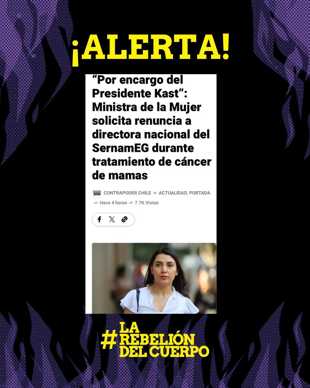 La forma en que se abandona a una mujer que atraviesa un c&aacute;ncer de mama, justo cuando ese mismo tema fue instalado como una promesa sensible para tantas mujeres.

Se habl&oacute; de &ldquo;listas de espera&rdquo;, &ldquo;alerta oncol&oacute;gi