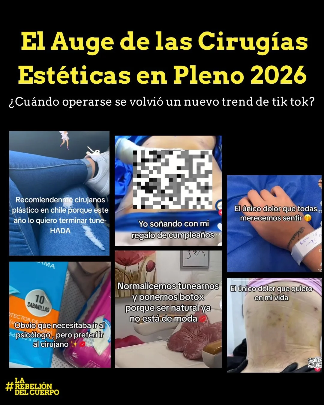 En redes sociales, las cirug&iacute;as est&eacute;ticas se muestran cada vez m&aacute;s como premios, soluciones emocionales o actos de amor propio. Si bien operarse es una decisi&oacute;n personal y v&aacute;lida, cuando el malestar se deposita sist
