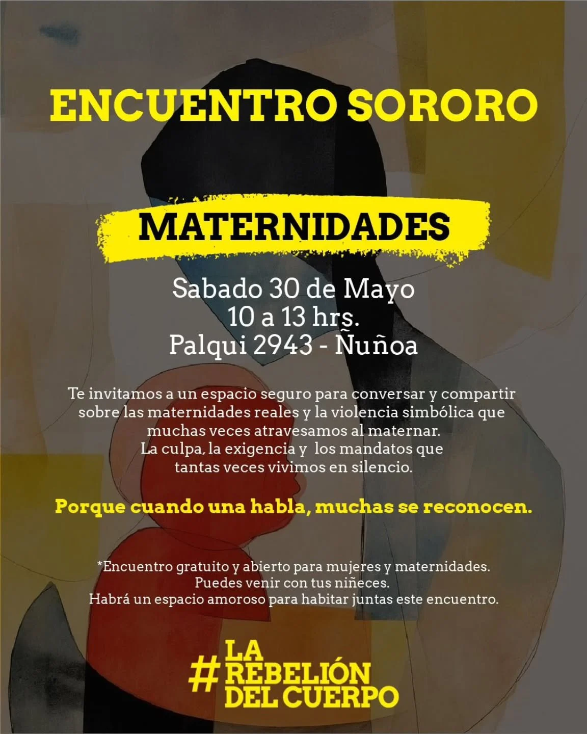 Las invitamos a un encuentro sororo sobre maternidades 💜

Un espacio seguro para conversar y compartir sobre las maternidades reales y la violencia simb&oacute;lica que muchas veces atravesamos al maternar.

La culpa, la exigencia, los mandatos y to