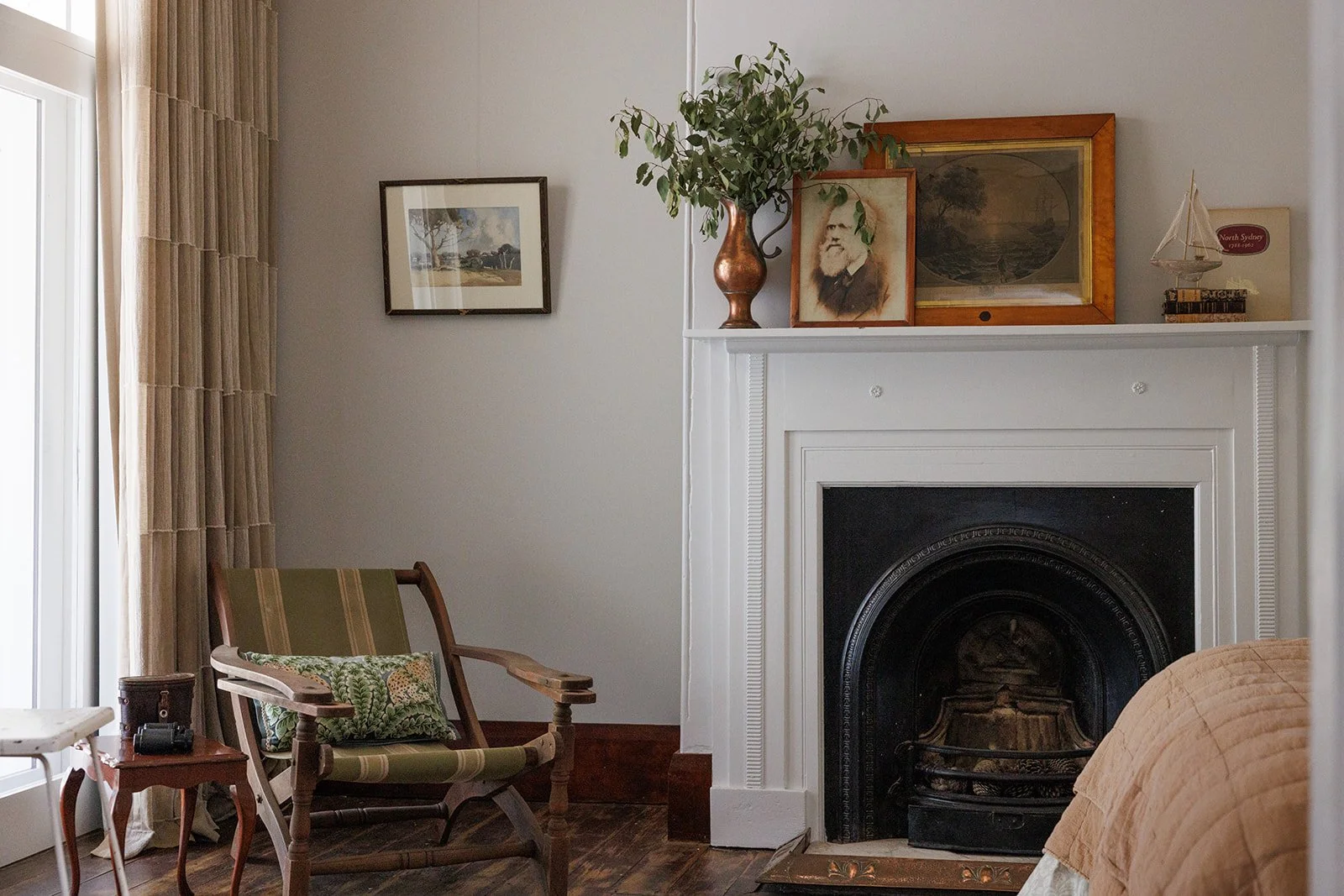 Darwin Suite fireplace