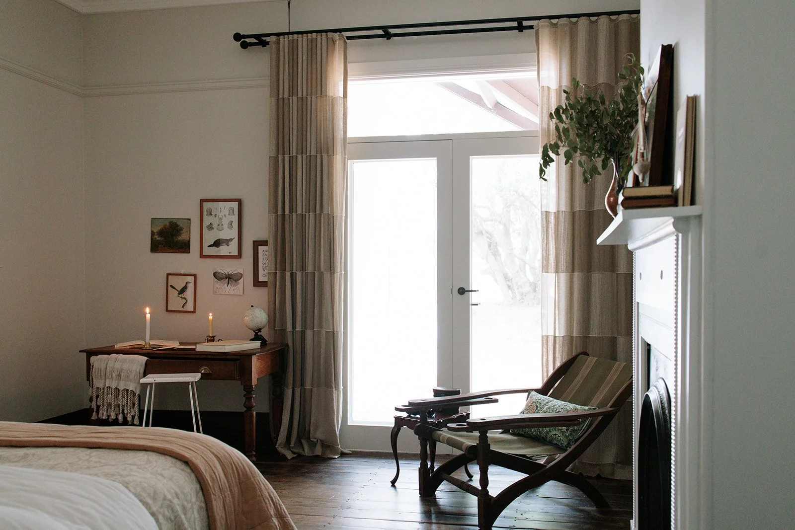 Darwin Suite desk and french doors