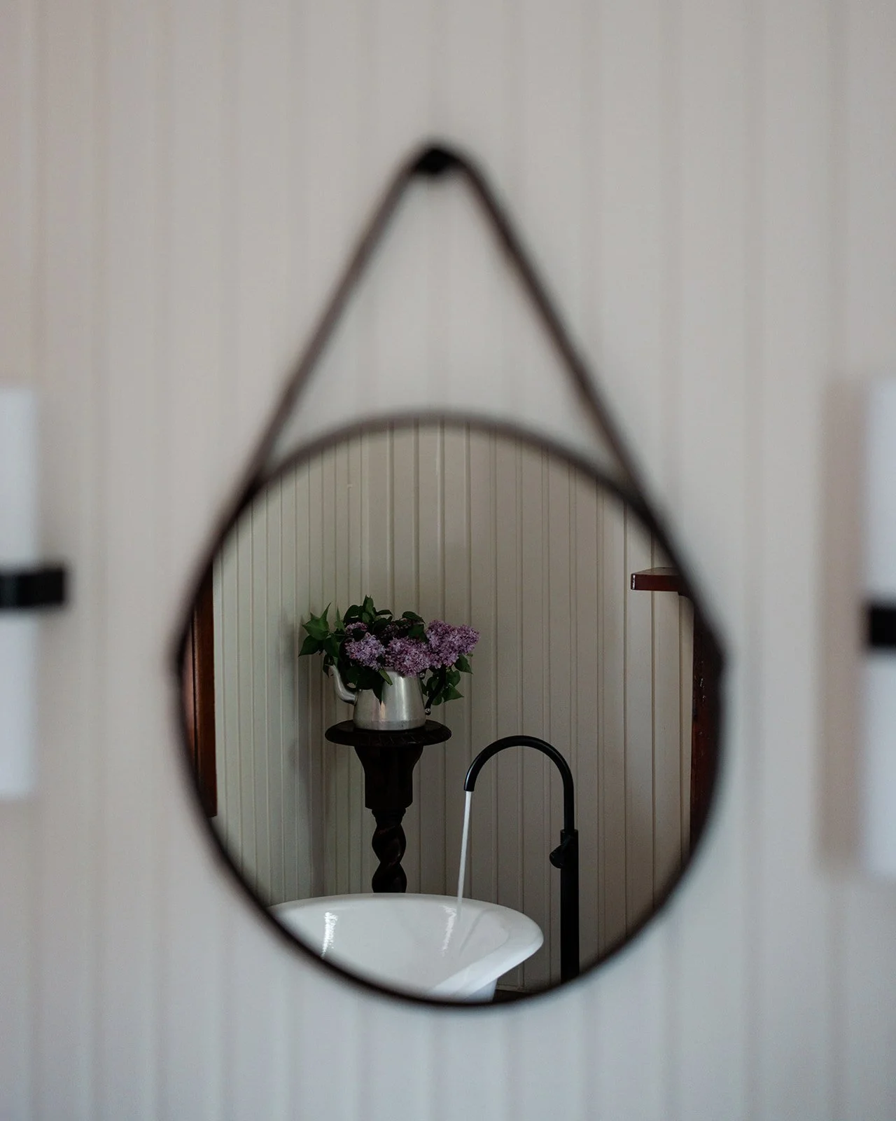 Convict Cookhouse bathroom mirror