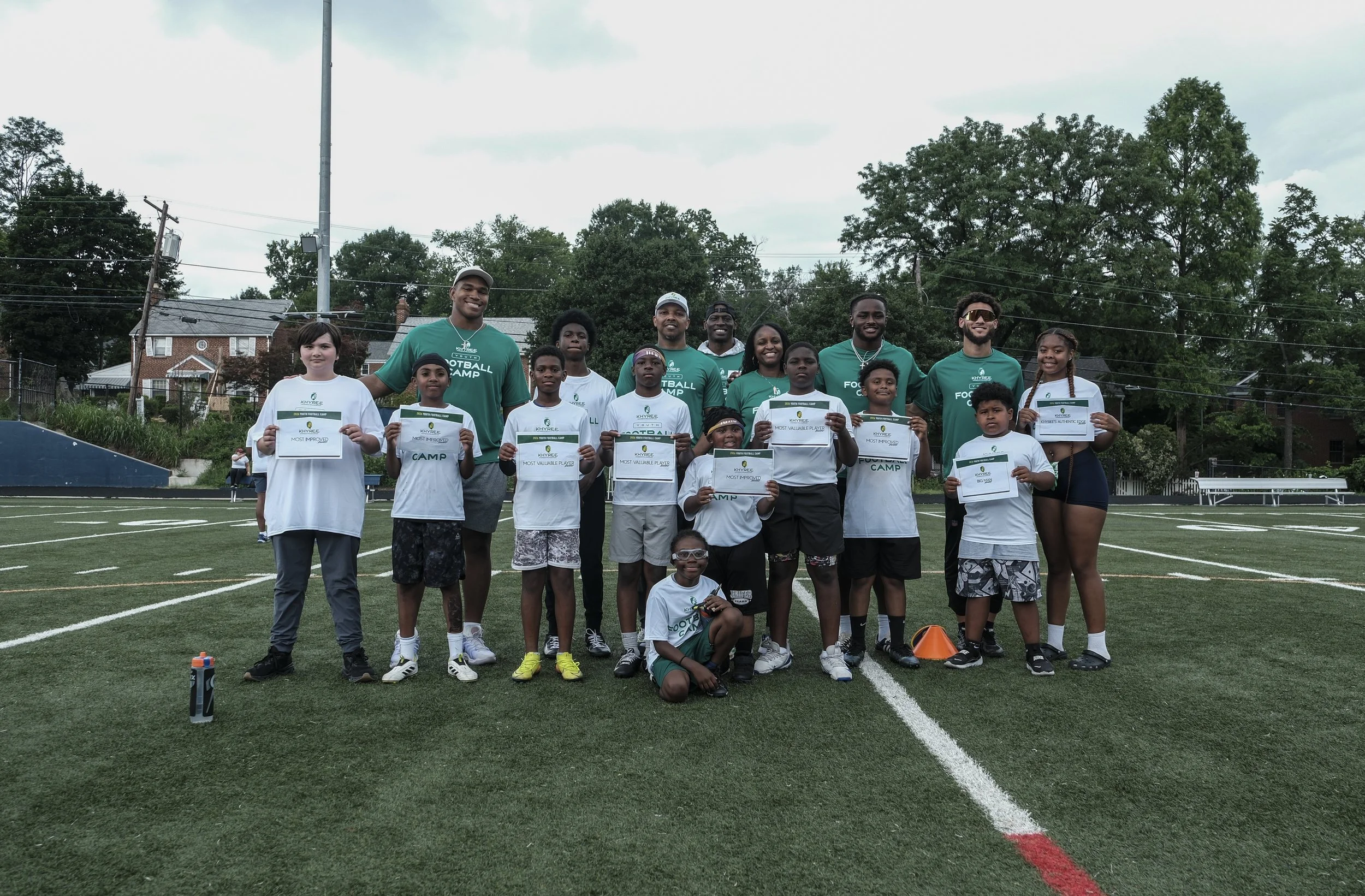 Khyree Jackson Foundation hosts first youth football camp to honor late Vikings rookie's legacy