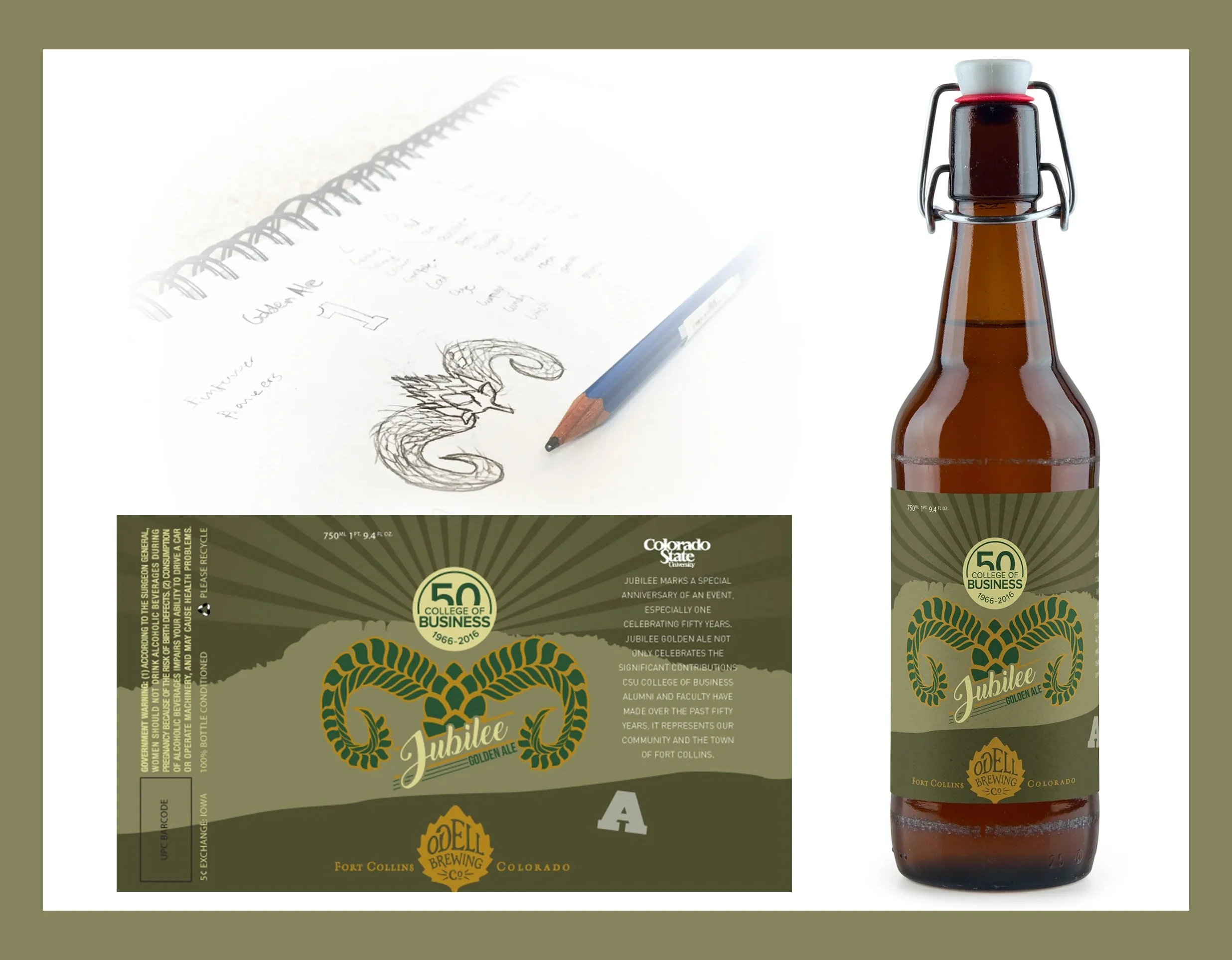 Placed in the top three in a beer label design contest in collaboration between Colorado State University and Odell Brewing Company.