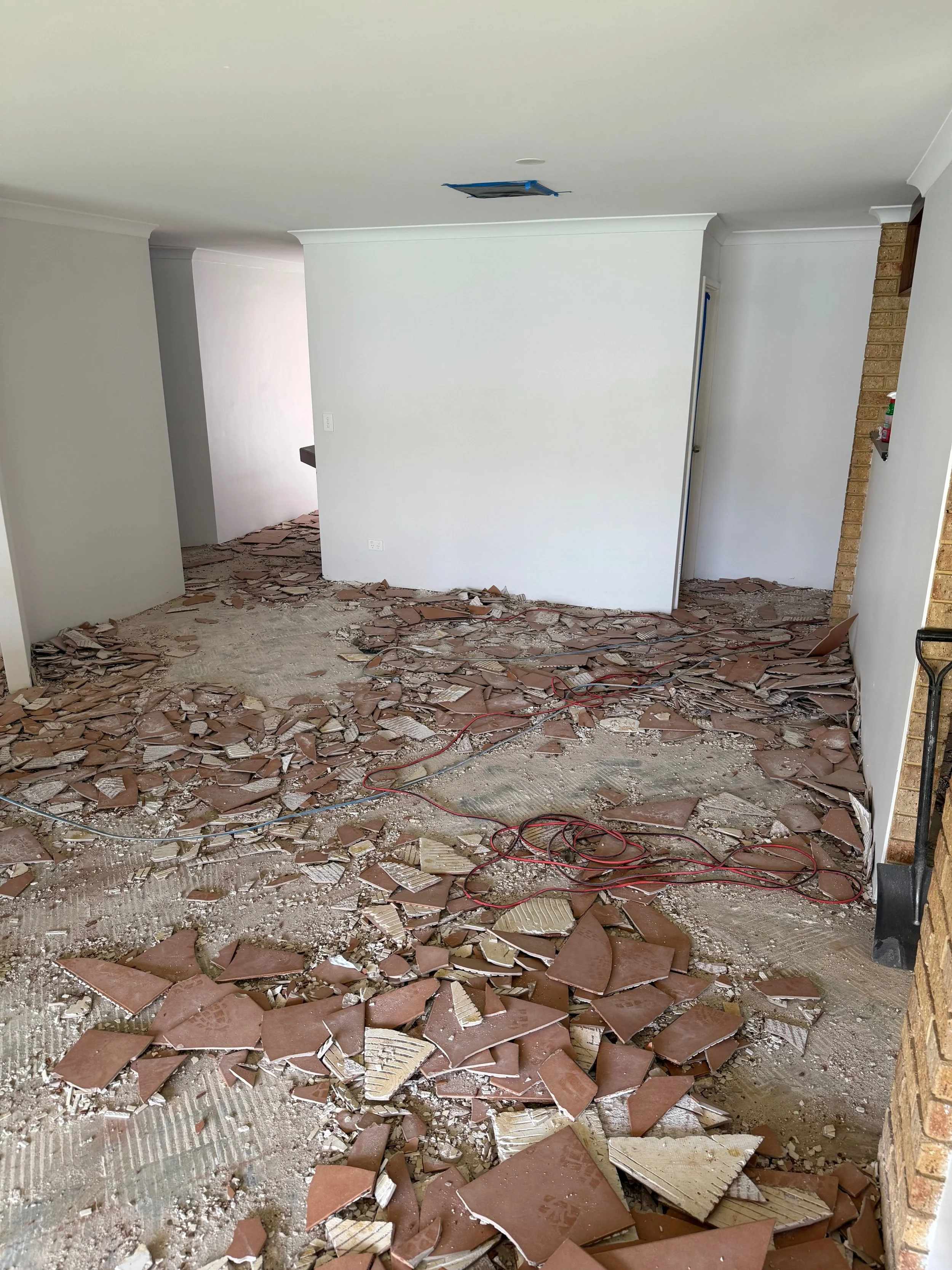 Floor Tile Removal