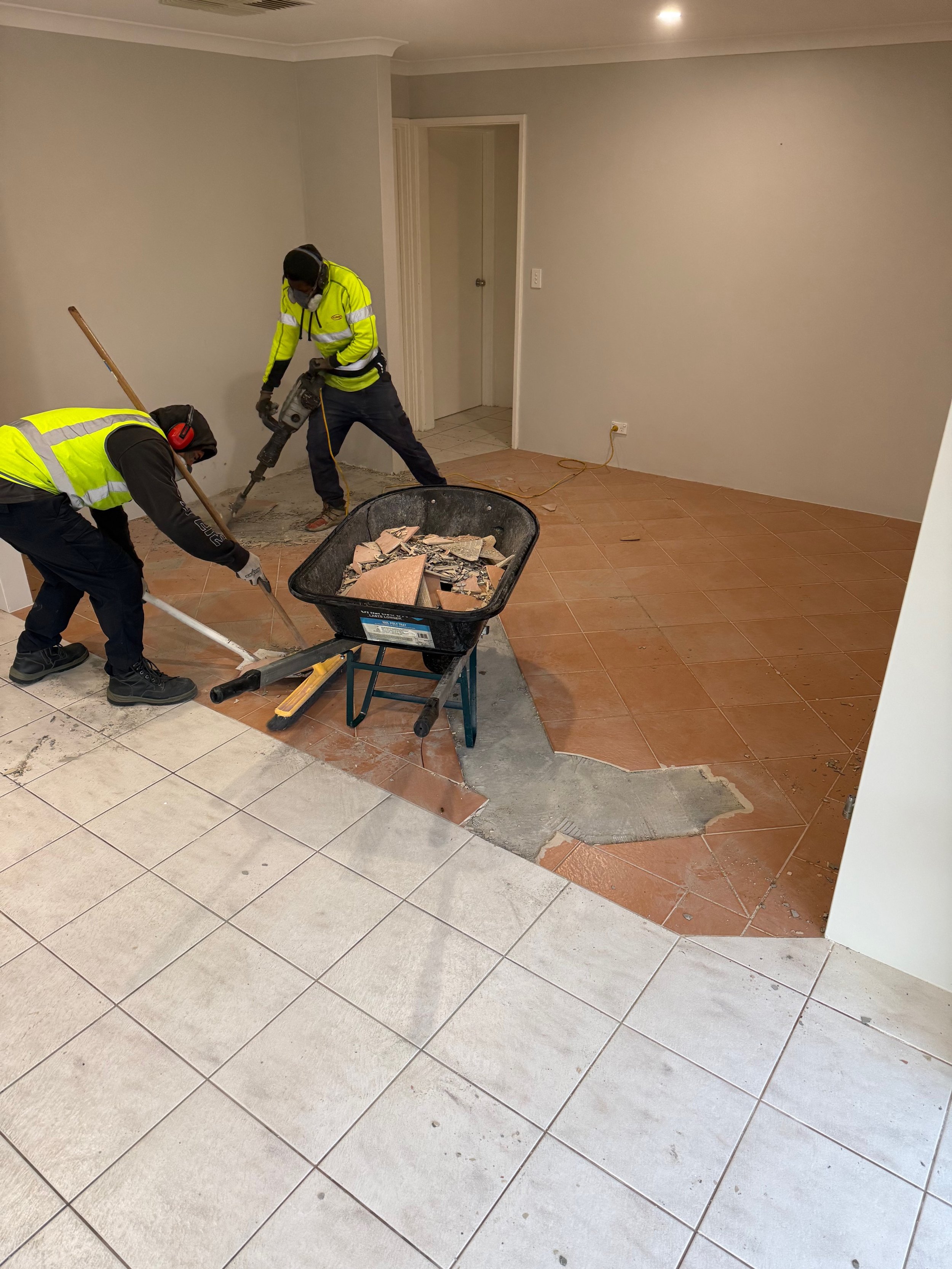 Floor Tile Removal