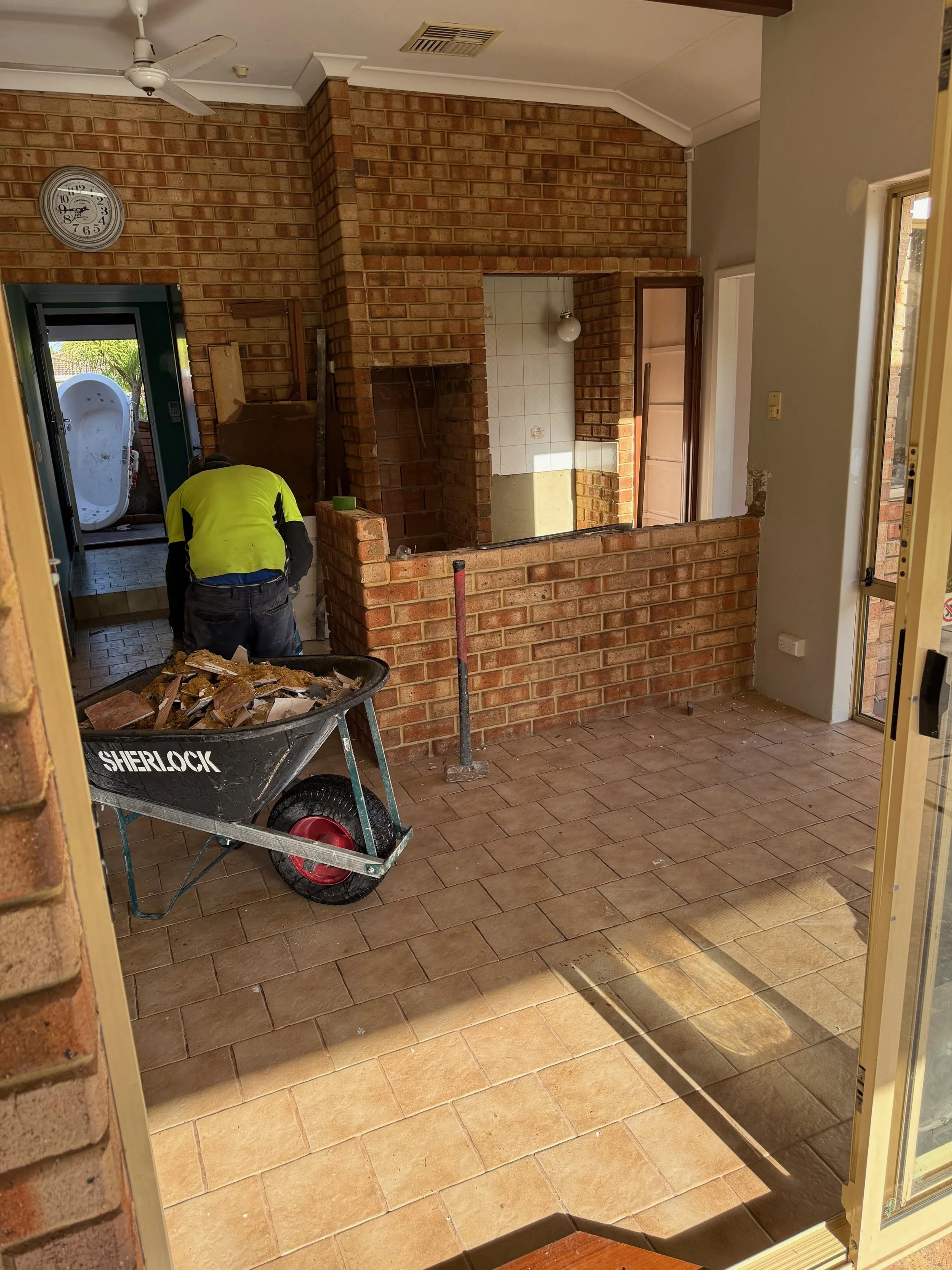 Floor Tile Removal & Kitchen Removal